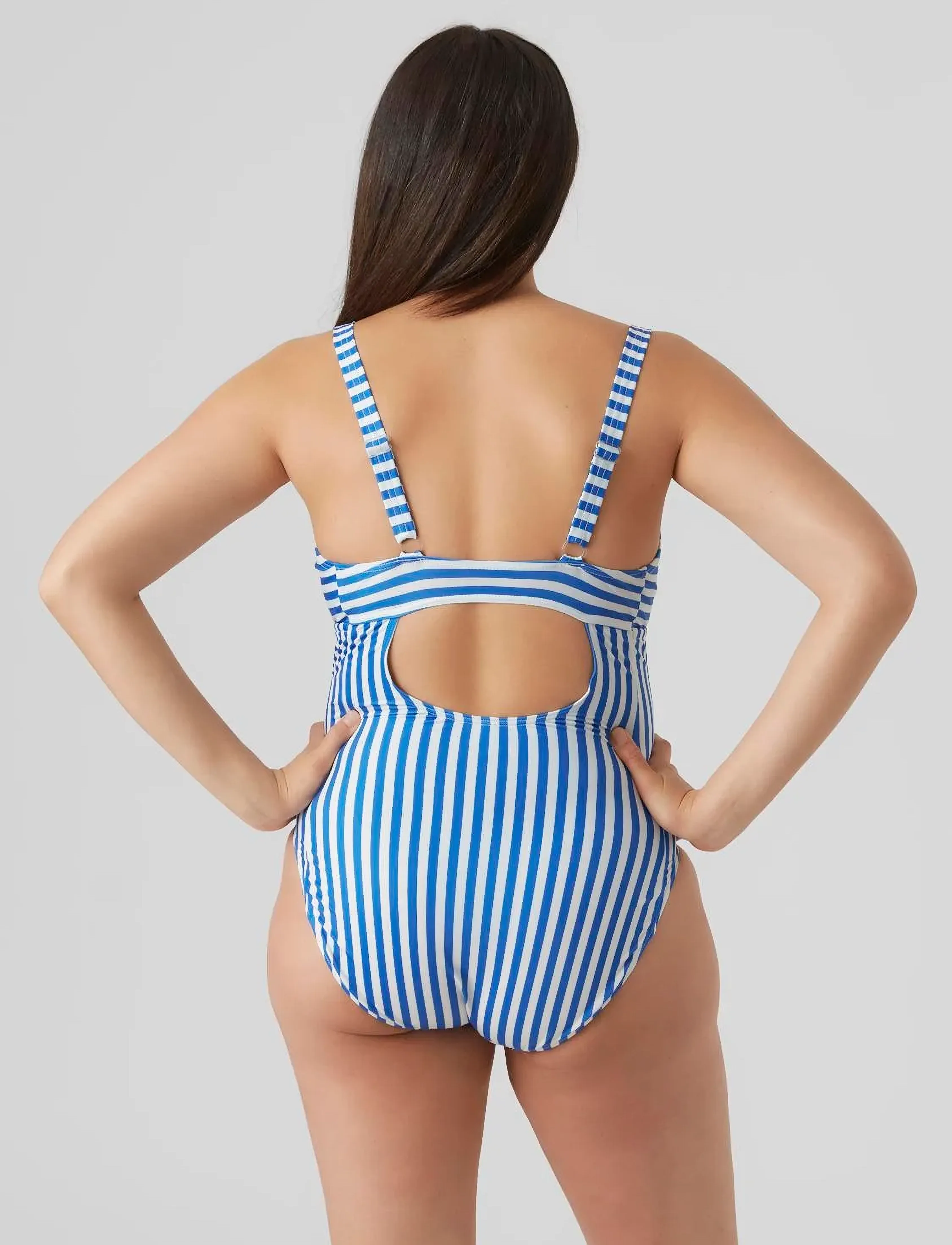 Mamalicious - MLZAGA HC SWIMSUIT 2F A. - laveste priser - strong blue - 3
