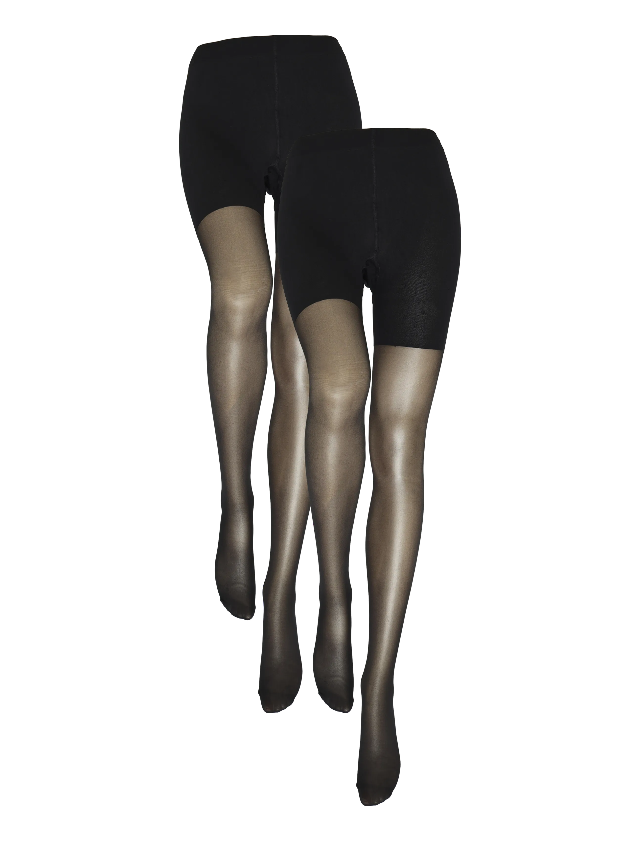 Mamalicious MLSABRINA SUPPORT PANTYHOSE 30DEN 2-P NO - Ondergoed - BLACK / black