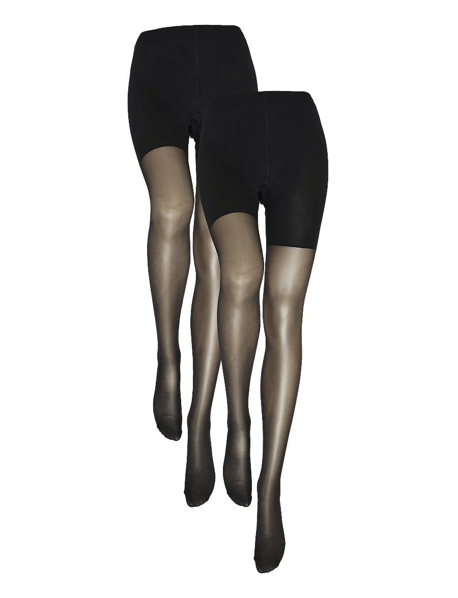 Mamalicious - MLSABRINA SUPPORT PANTYHOSE 30DEN 2-P NO - unterwäsche - black - 1