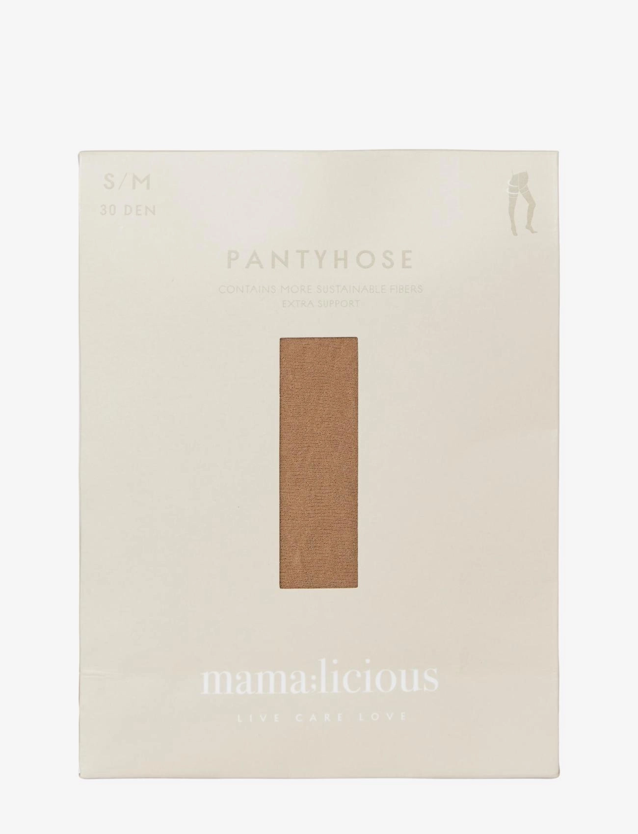 Mamalicious - MLSABRINA SUPPORT PANTYHOSE 2-P A. - tan - 1