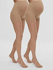 Mamalicious - MLSABRINA SUPPORT PANTYHOSE 2-P A. - lowest prices - tan - 1
