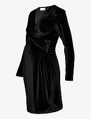 Mamalicious - MLSANDRA L/S VELVET ABK DRESS - die niedrigsten preise - black - 3