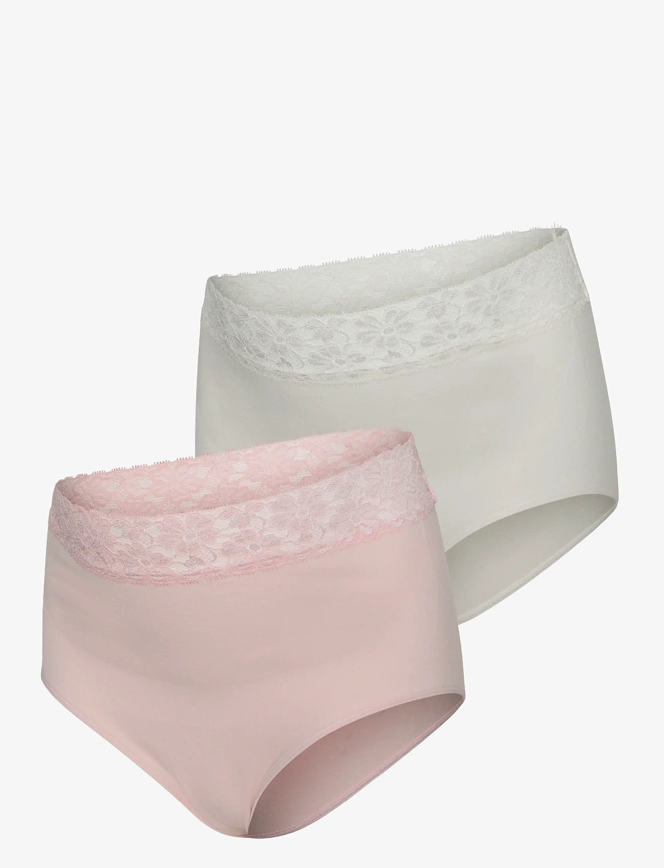 Mamalicious - MLHEAL HW LACE PANTIES 2-P NOOS - undertøj - chalk pink - 1