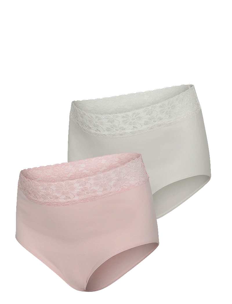 Mamalicious - MLHEAL HW LACE PANTIES 2-P NOOS - unterwäsche - chalk pink - 1