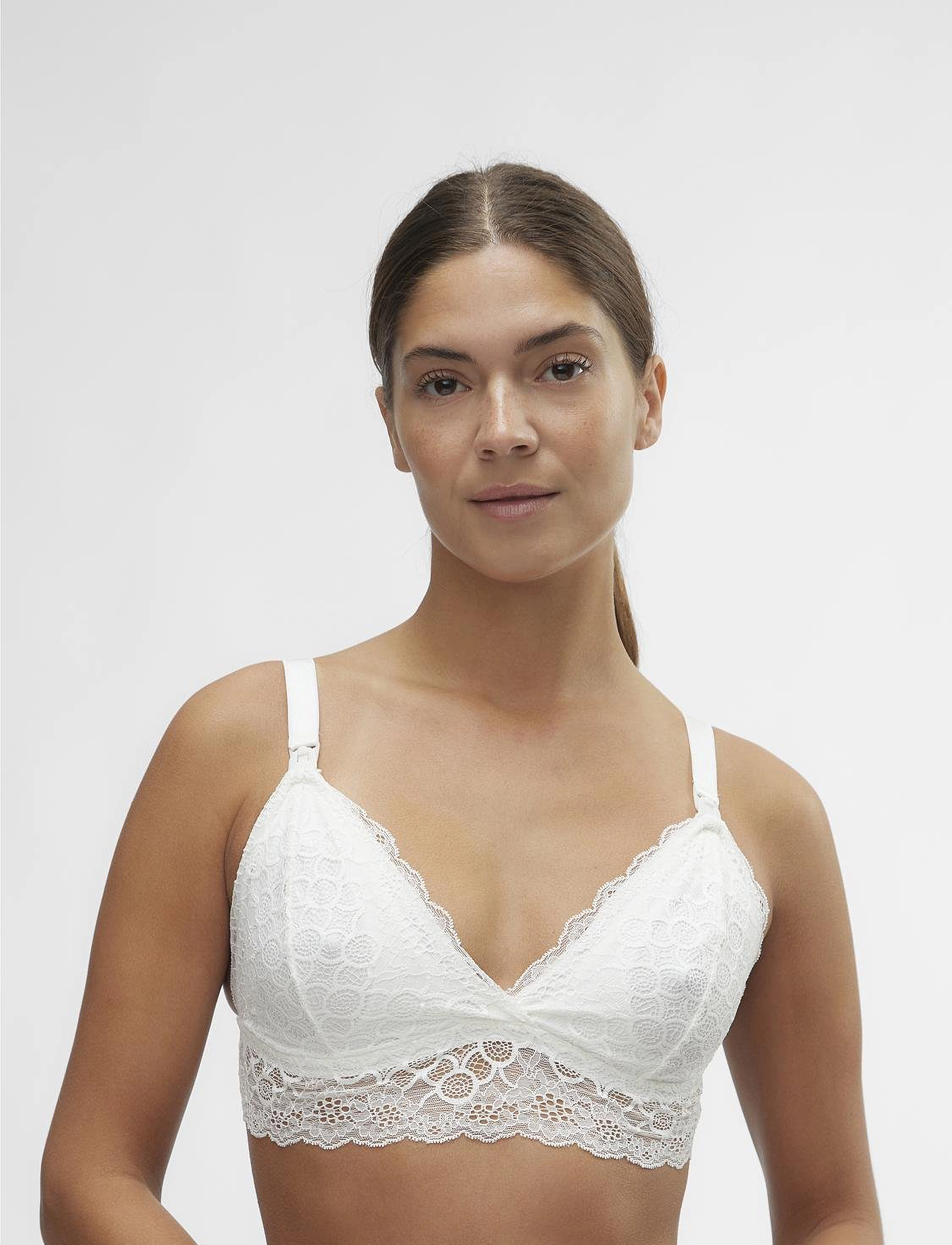 Mamalicious - MLSIDSEL LACE BRA  2F 2-P A. - violet tulip - 5