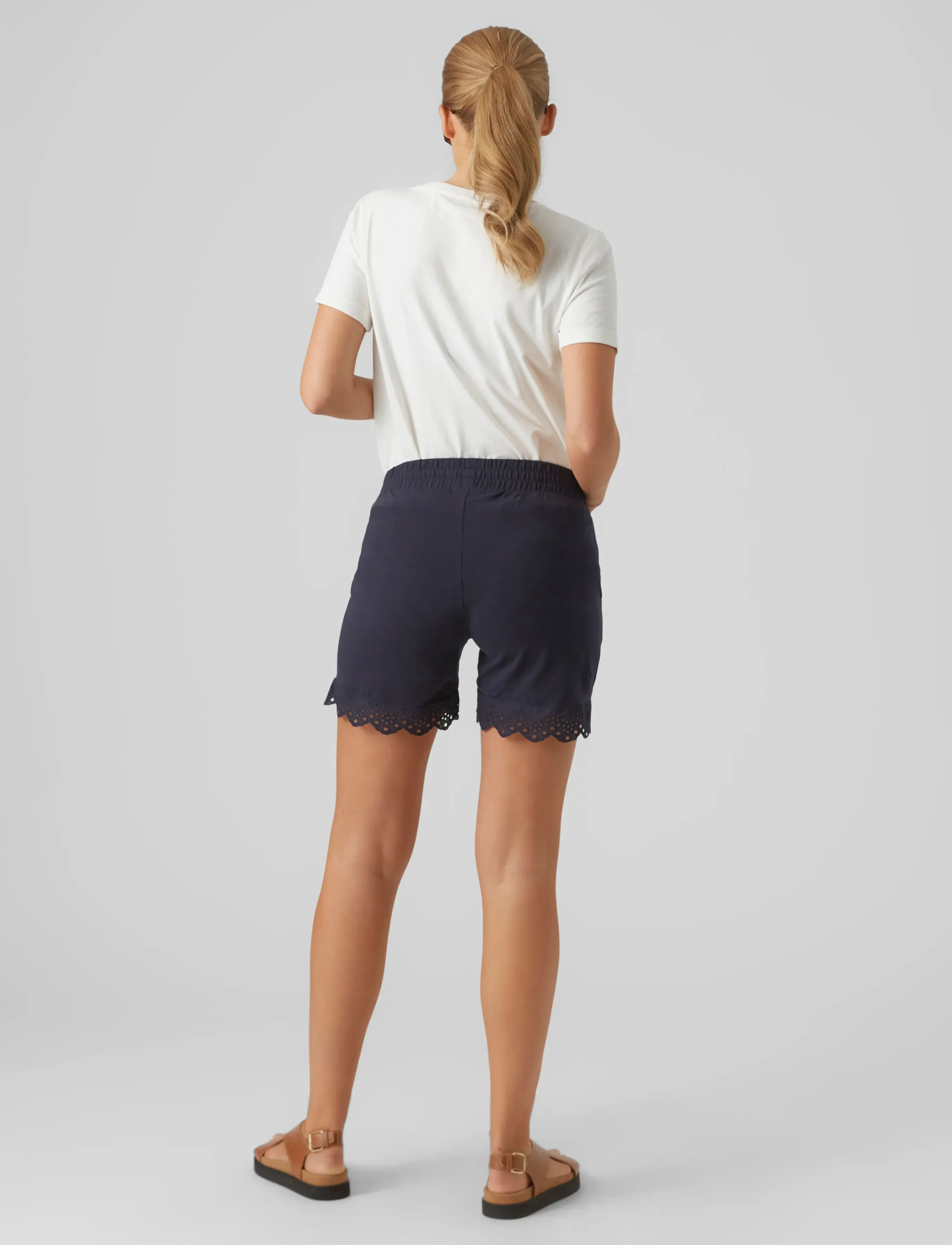 Mamalicious - MLMAYA JRS SHORTS A. - laveste priser - navy blazer - 4