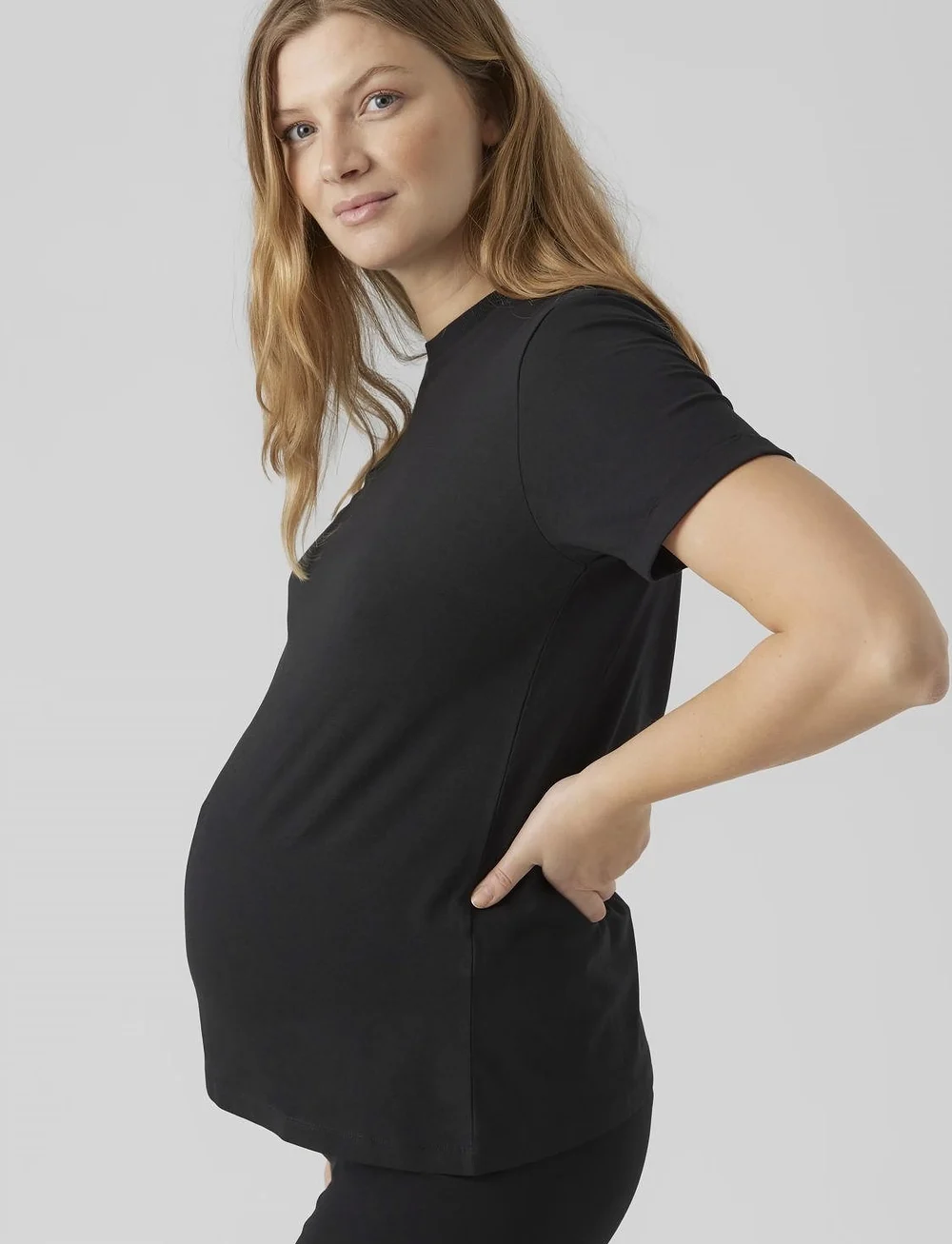 Mamalicious - MLNEWEVA SS JRS TOP - alussärgid - black - 3