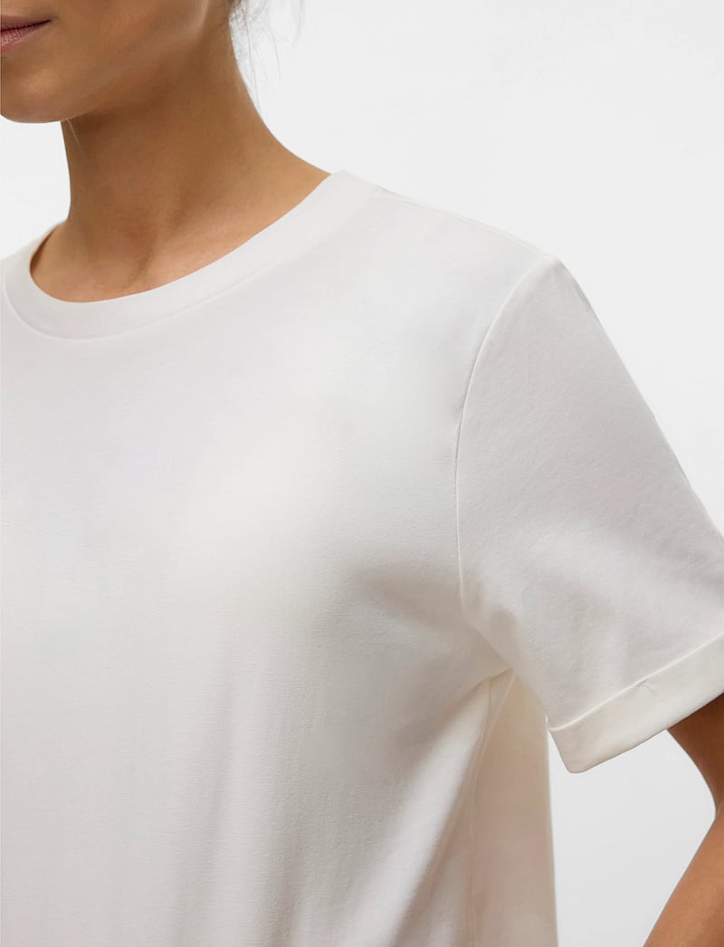 Mamalicious - MLNEWEVA SS JRS TOP - augšējais apģērbs - snow white - 0