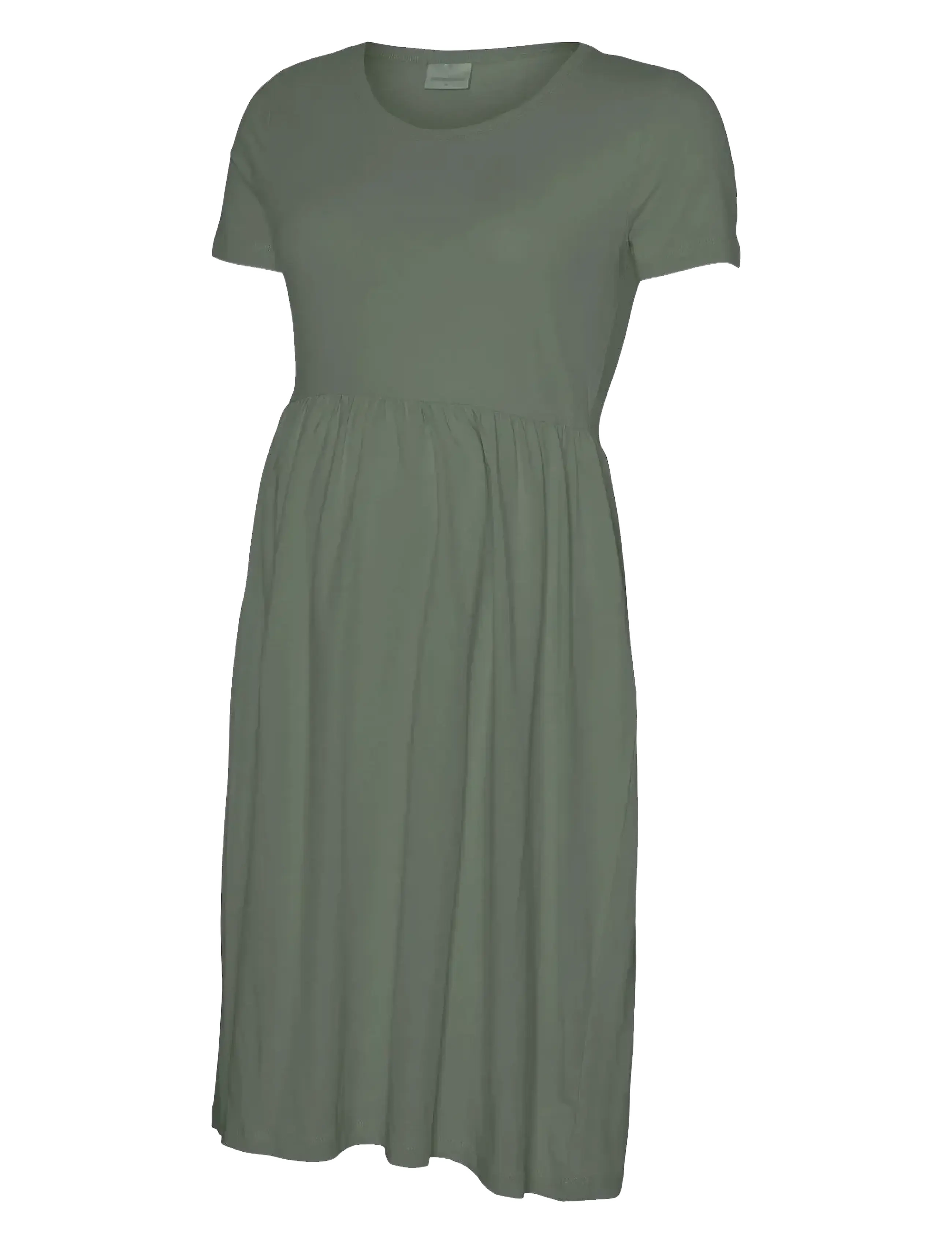MAMALICIOUS Mlmia Ss Jrs Abk Skater Kleid Noos Grün - XS - Damen