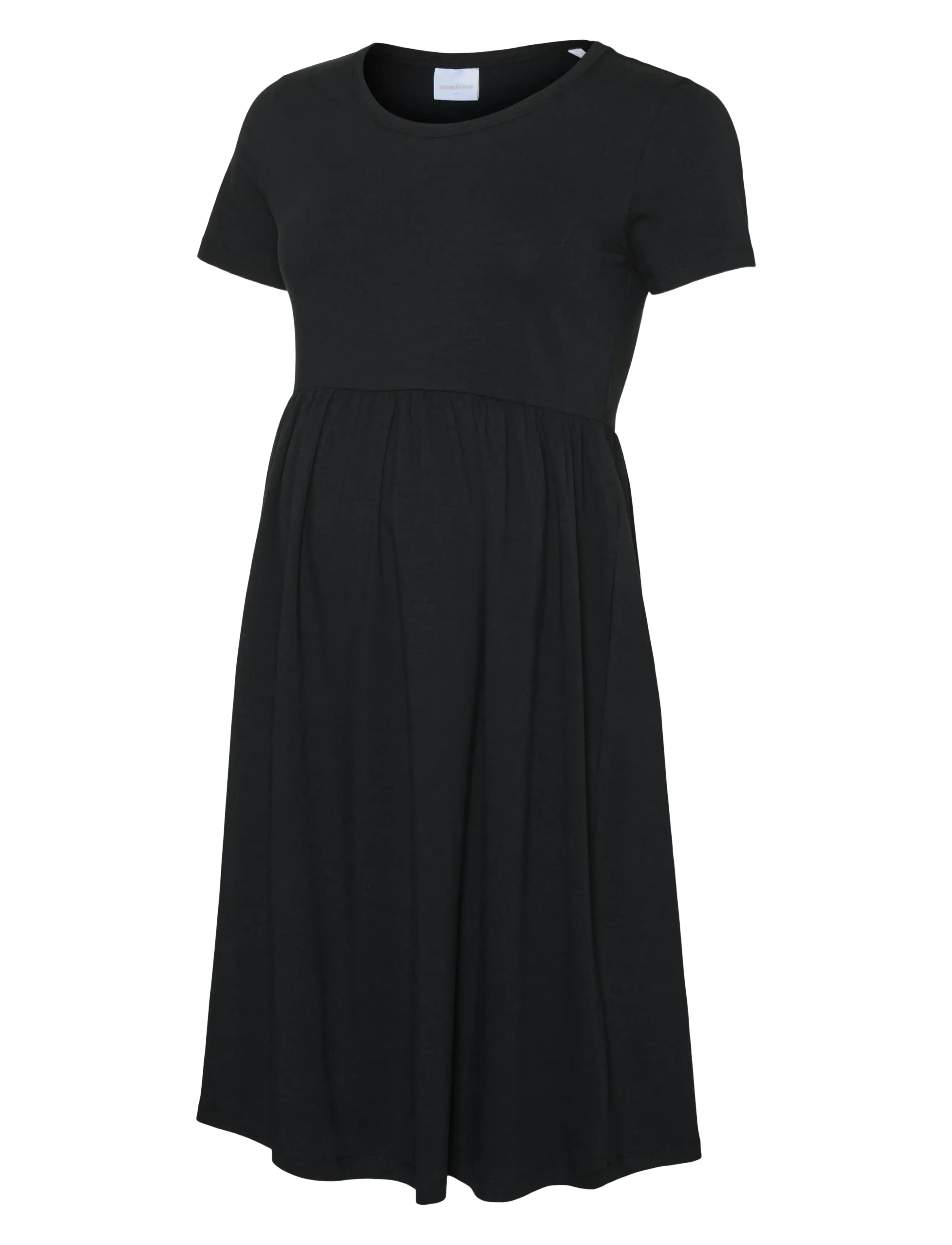 MAMALICIOUS Mlmia Ss Jrs Abk Skater Kleid Noos Schwarz - XS - Damen
