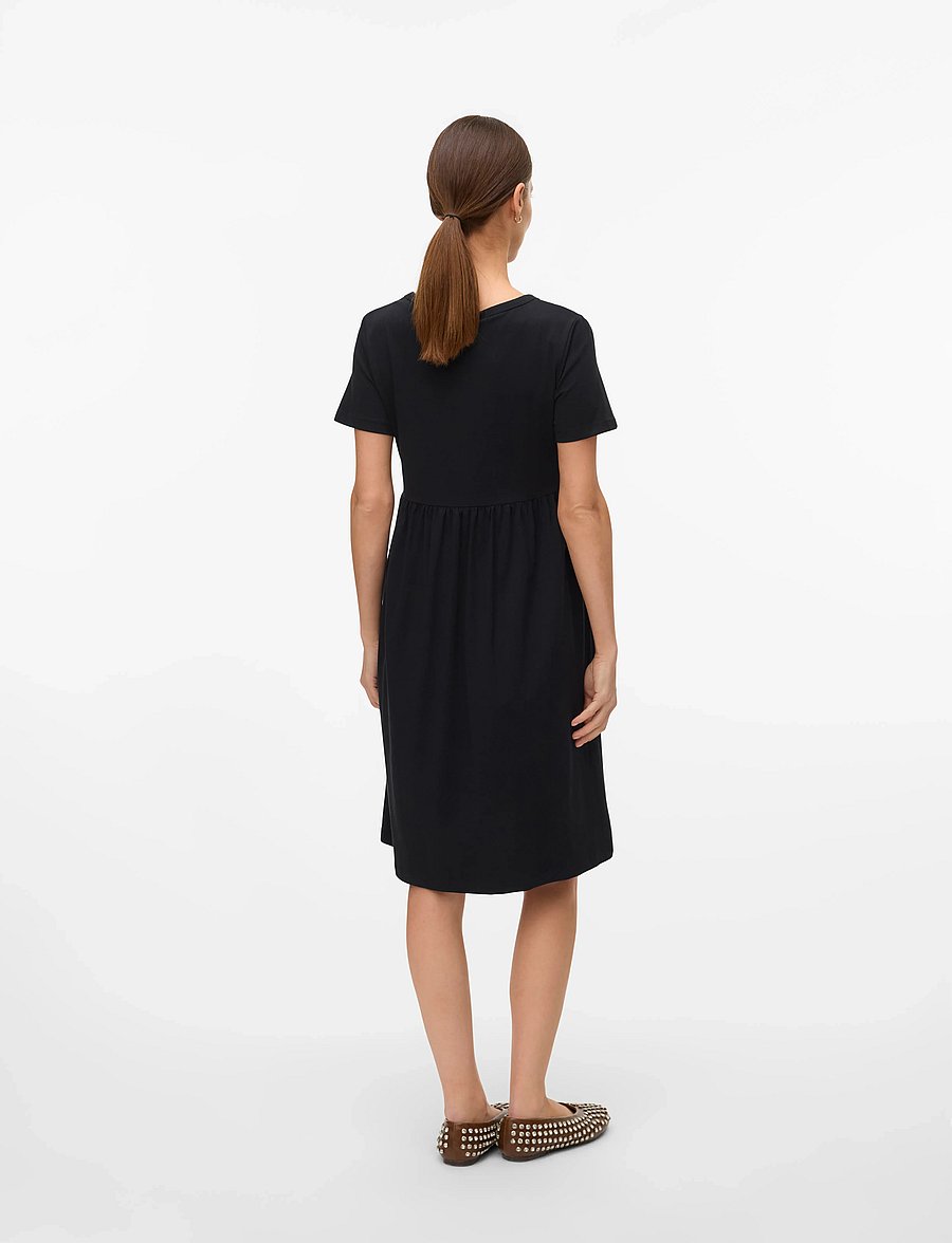 Mamalicious - MLMIA SS JRS ABK SKATER DRESS NOOS - t-shirtklänningar - black - 2