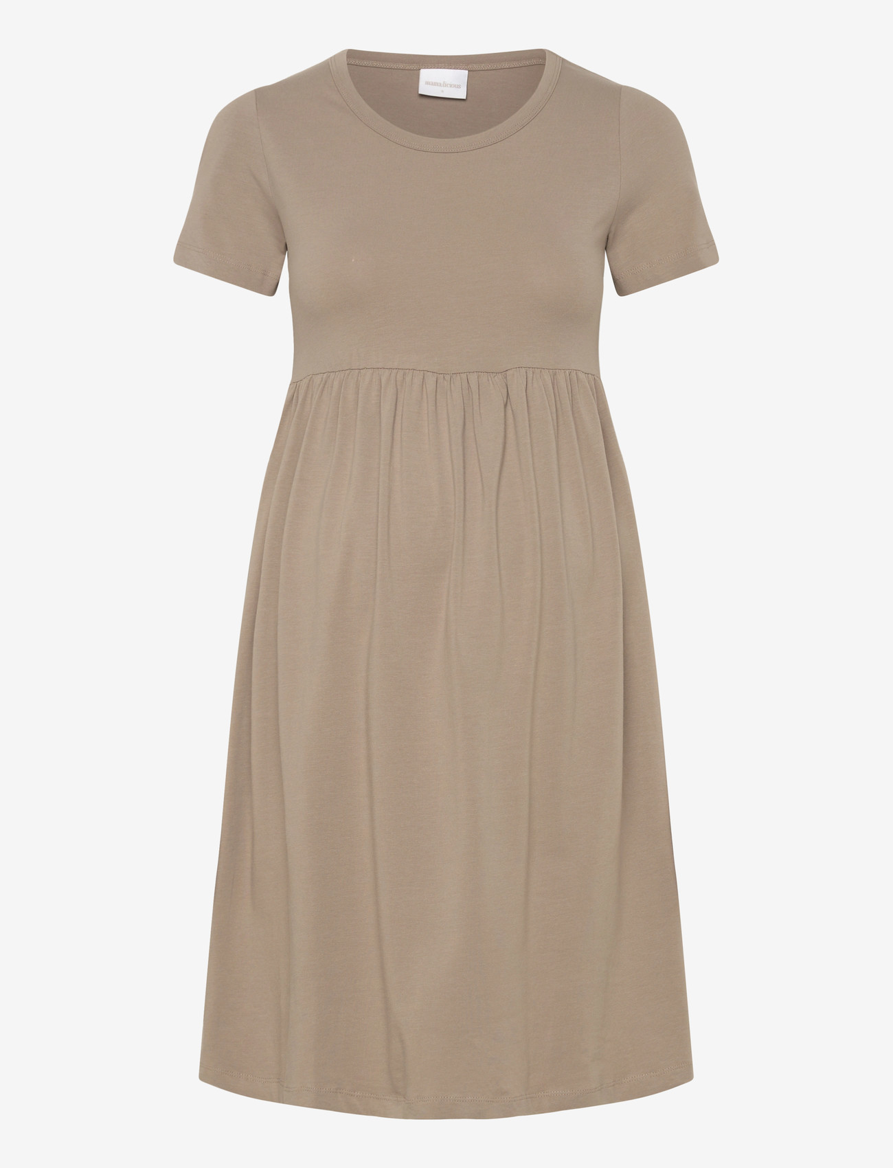 Mamalicious - MLMIA SS JRS ABK SKATER DRESS NOOS - t-shirtkjoler - moon rock - 1