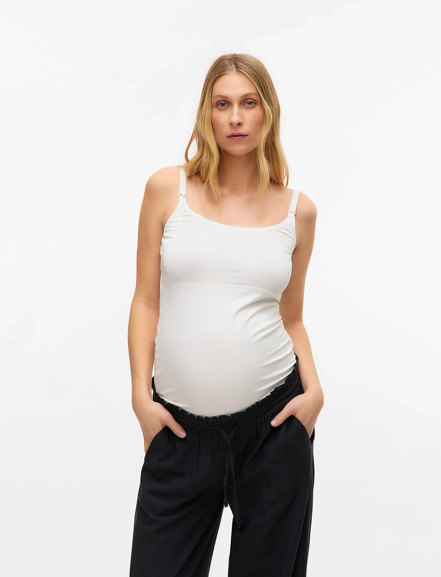 Mamalicious - MLKERRIE STRAP JRS TOP 2F 2-P NOOS - oberteile - black - 3