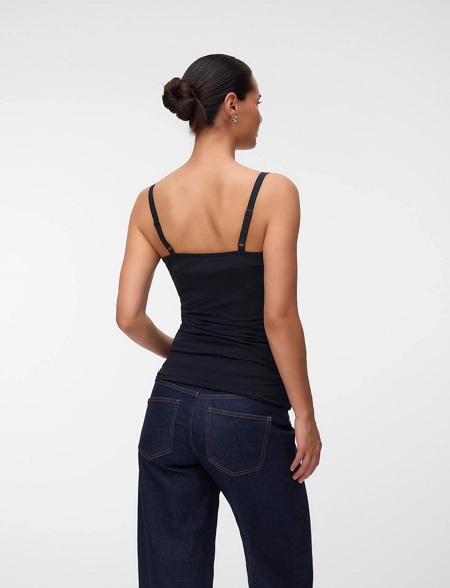 Mamalicious - MLKERRIE STRAP JRS TOP 2F 2-P NOOS - oberteile - hot fudge - 2