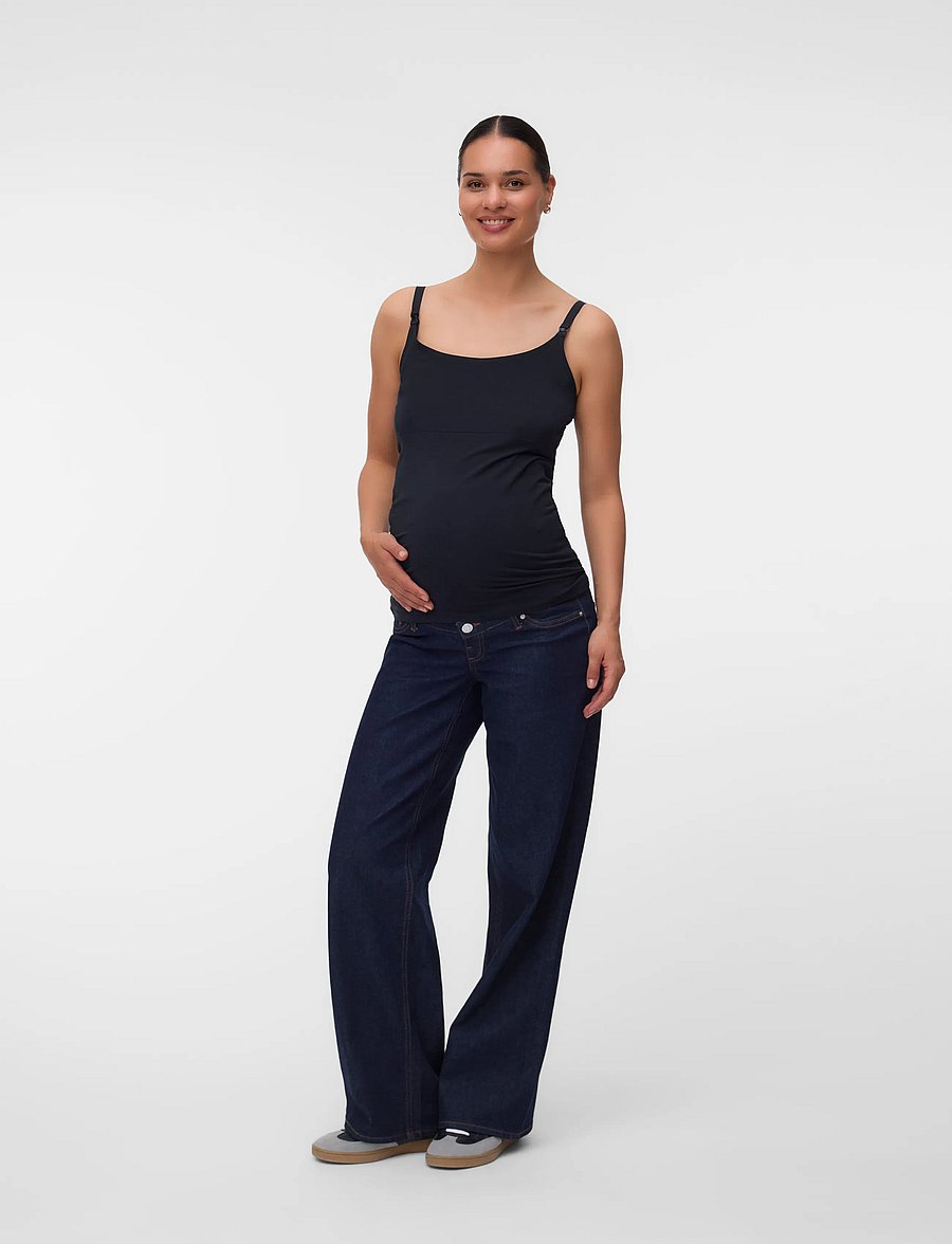 Mamalicious - MLKERRIE STRAP JRS TOP 2F 2-P NOOS - oberteile - hot fudge - 3