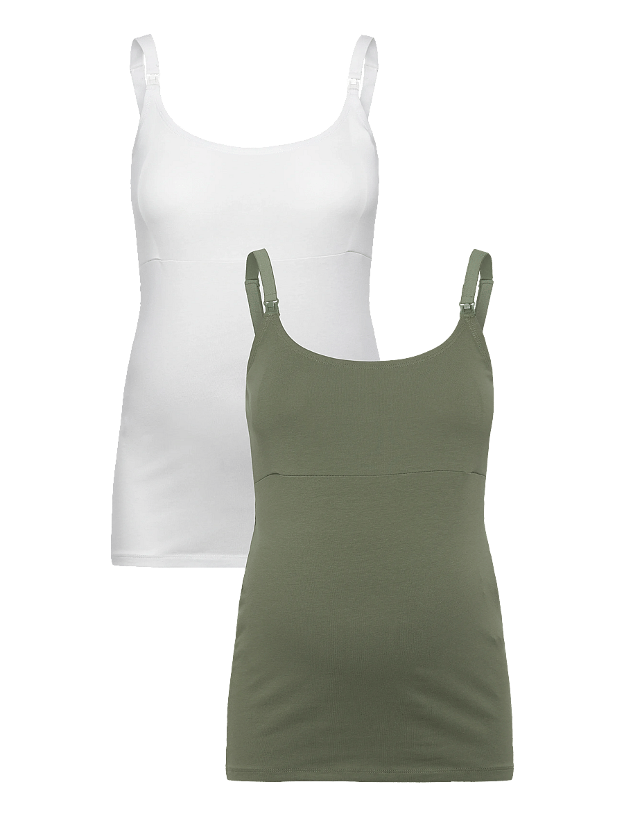 Mamalicious - MLKERRIE STRAP JRS TOP 2F 2-P NOOS - oberteile - sea spray - 1