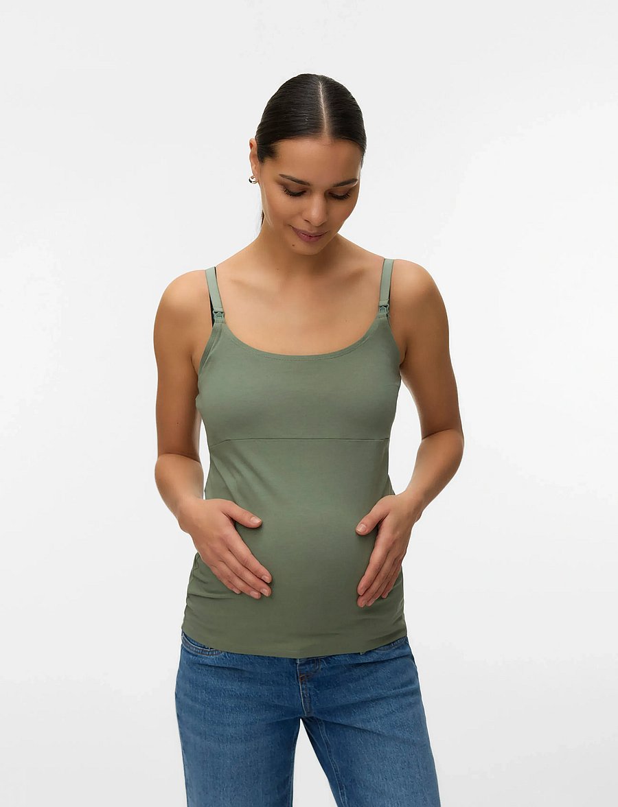 Mamalicious - MLKERRIE STRAP JRS TOP 2F 2-P NOOS - oberteile - sea spray - 0