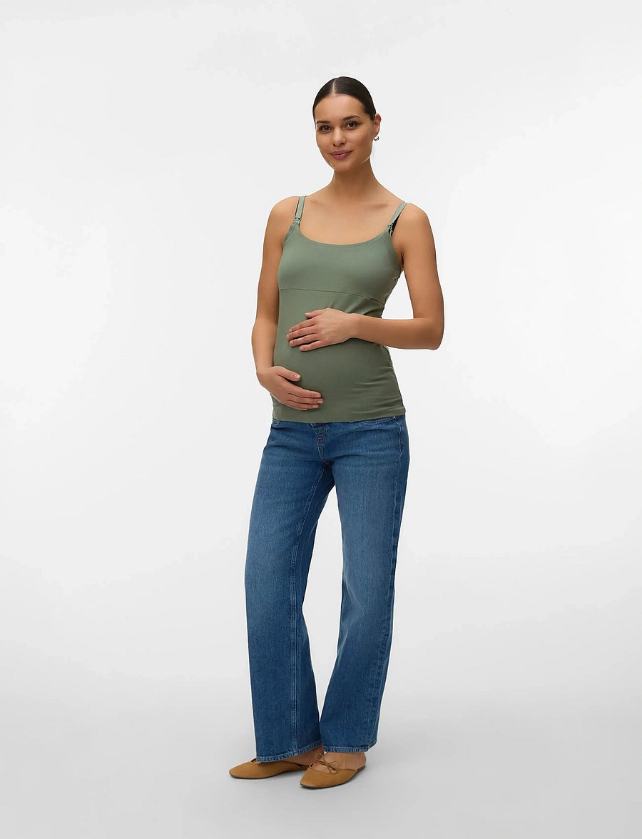 Mamalicious - MLKERRIE STRAP JRS TOP 2F 2-P NOOS - oberteile - sea spray - 3