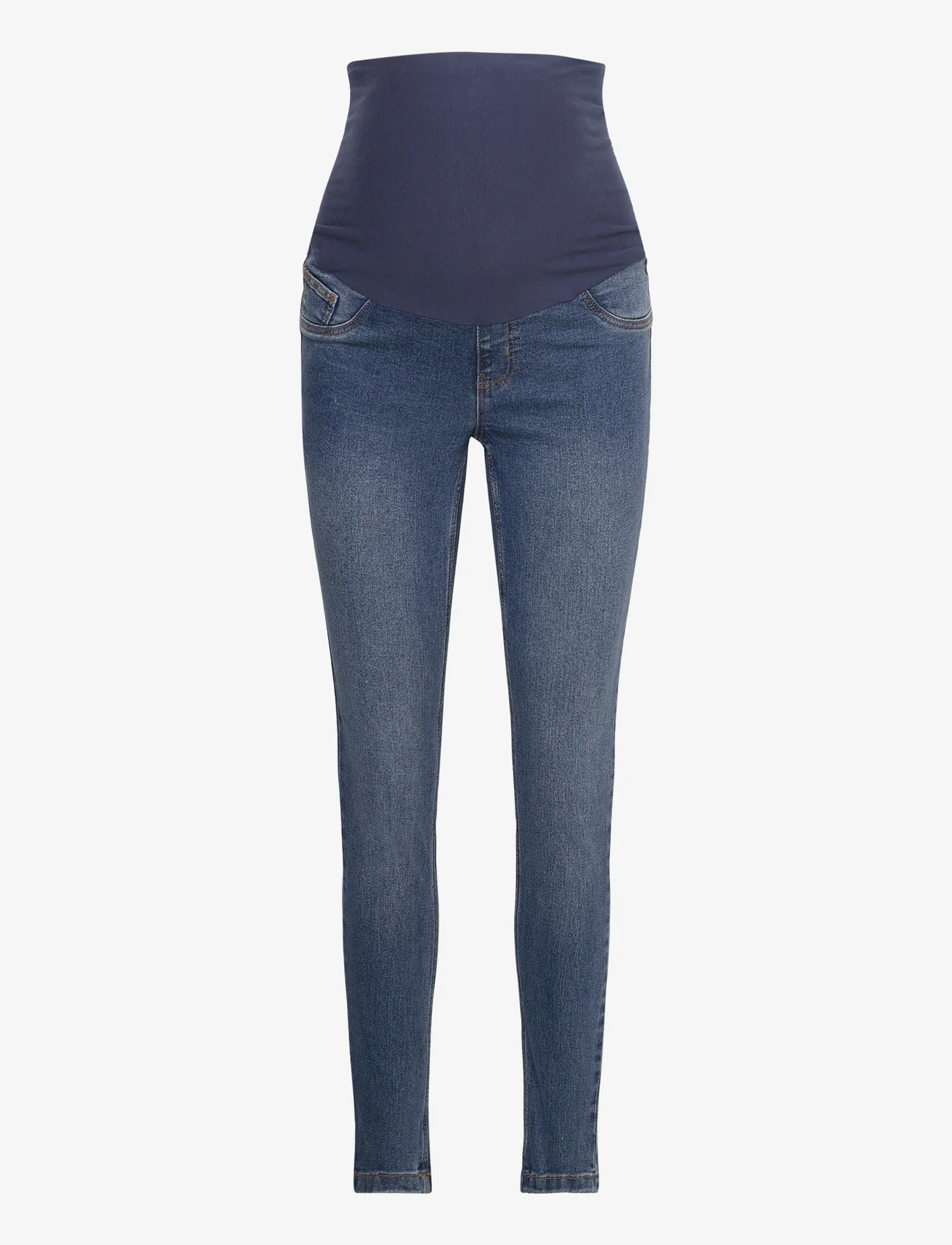 Mamalicious - MLNEWAMY SLIM MB JEANS V. NOOS - najniższe ceny - medium blue denim - 0