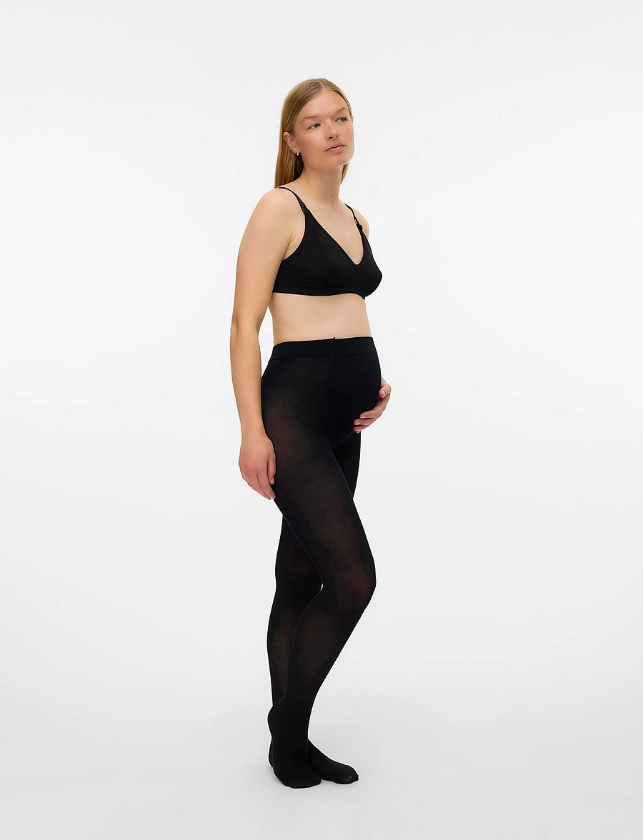 Mamalicious - MLJENNIE PANTYHOSE 200DEN 2-P NOOS - aluspesu - black - 0