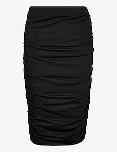 MLMACY JRS ABK SKIRT HW A. NOOS - midi kjolar - black, Mamalicious
