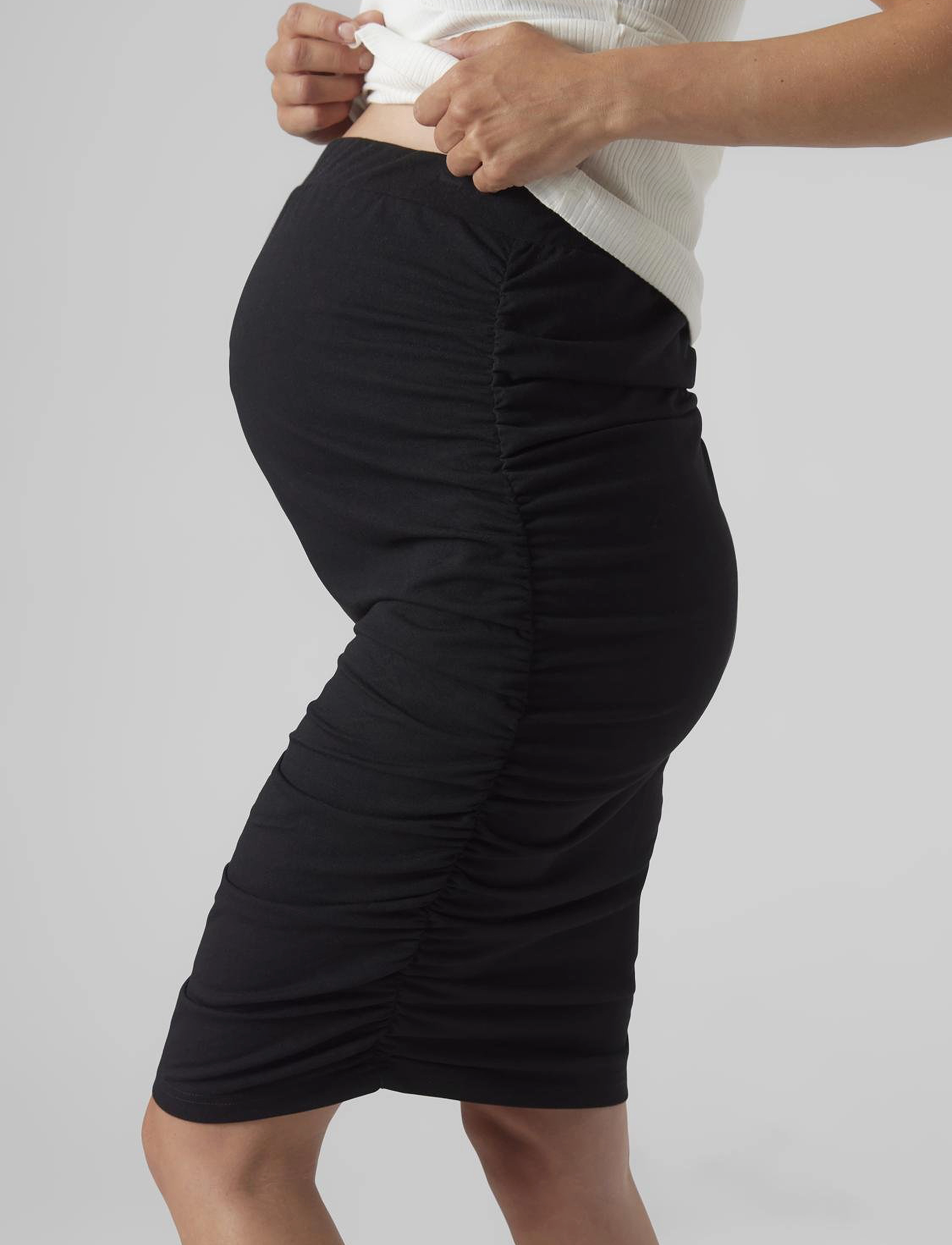 Mamalicious - MLMACY JRS ABK SKIRT HW A. NOOS - black - 5