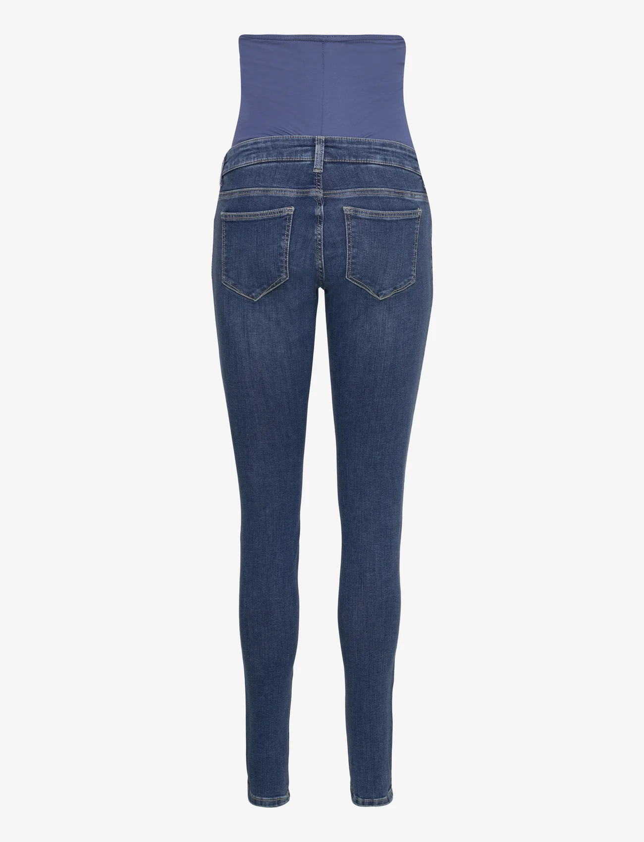 Mamalicious - MLBETTY DESTROYED SKINNY JEANS - skinny jeans - medium blue denim - 1