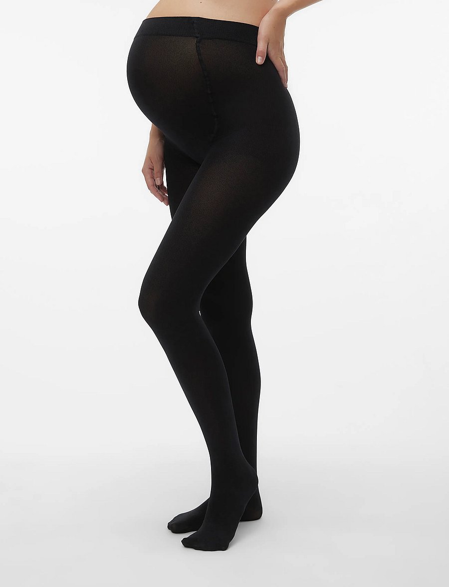 Mamalicious - MLKAYA WINTER PANTYHOSE 200DEN 2-P - underkläder - black - 0