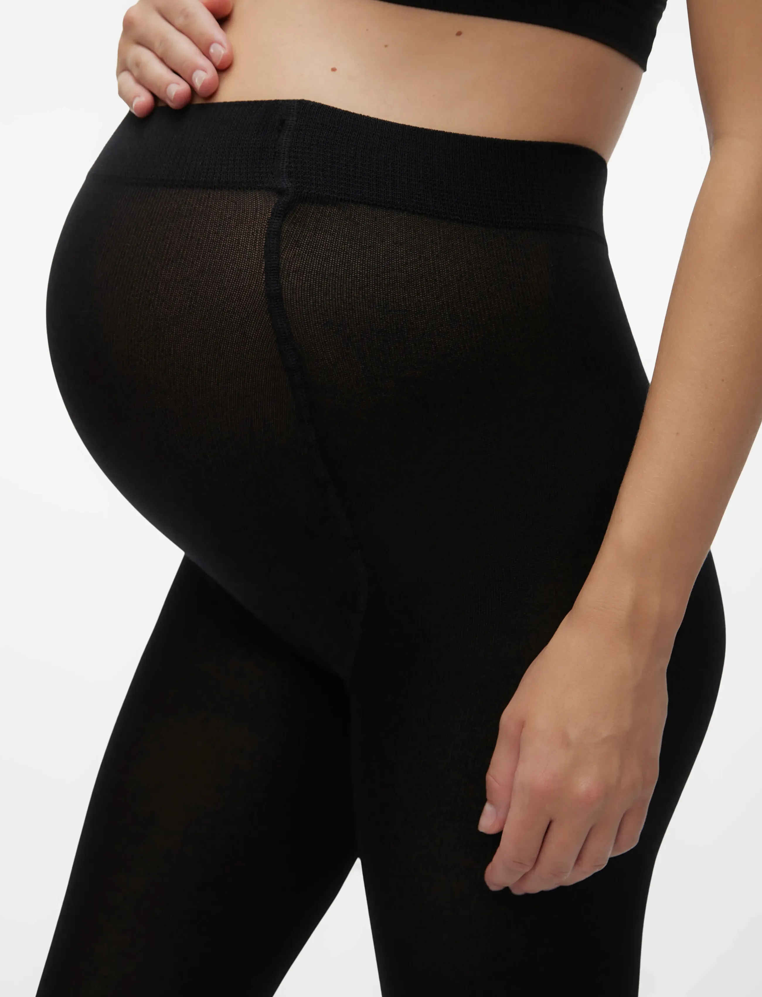 Mamalicious - MLKAYA WINTER PANTYHOSE 200DEN 2-P - black - 2