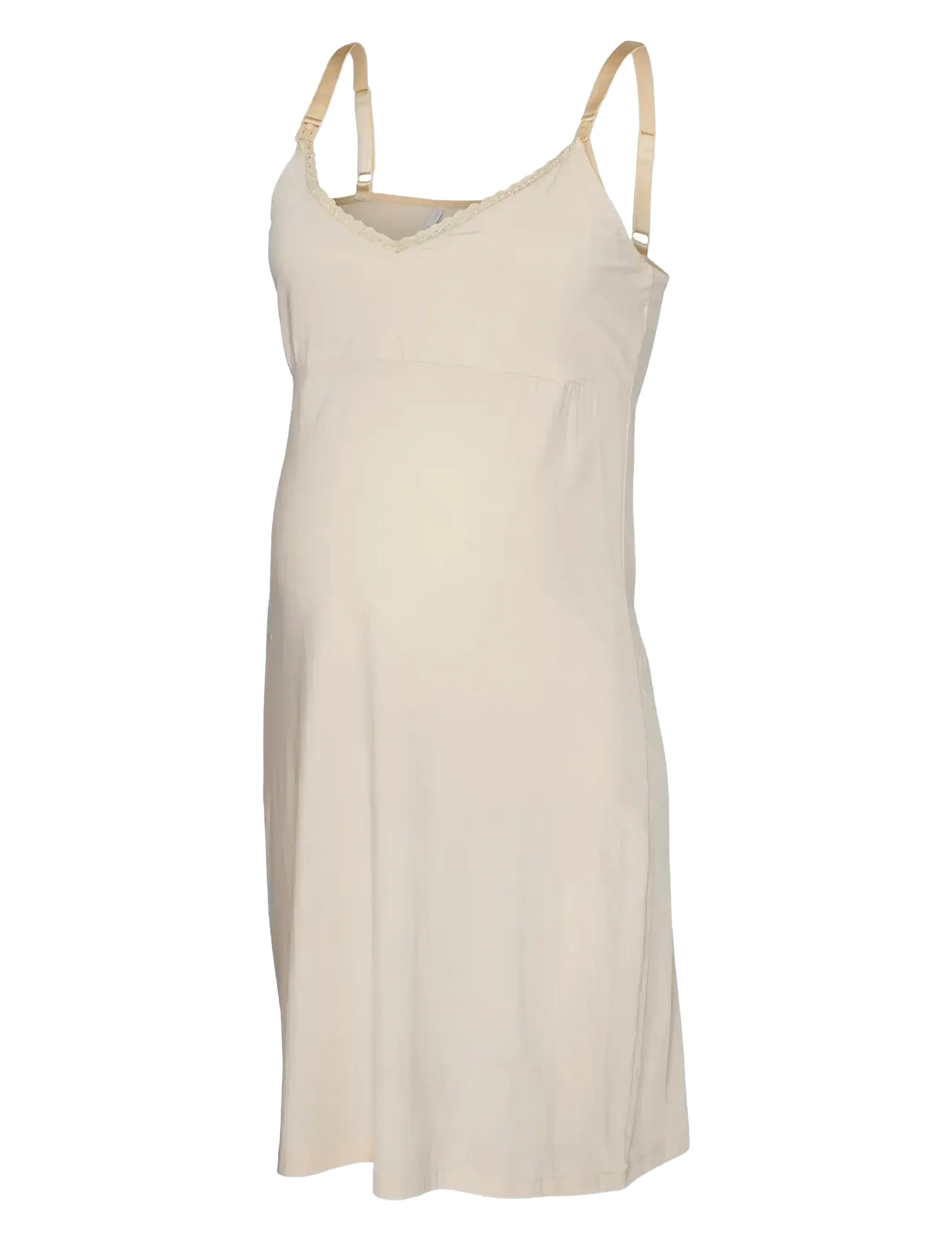 Mamalicious - MLFINE SLIP DRESS 2F  A. - nude - 1