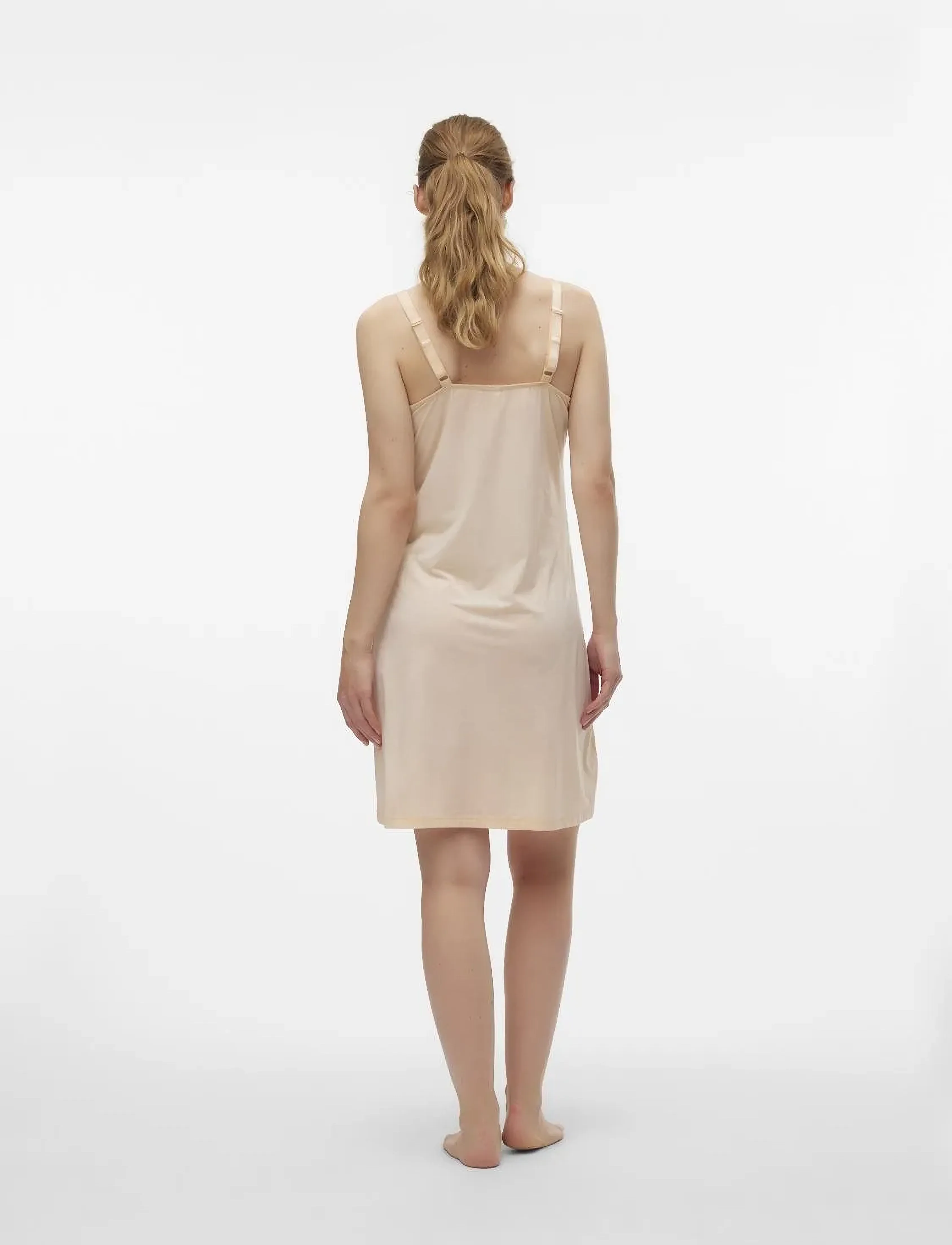 Mamalicious - MLFINE SLIP DRESS 2F  A. - nude - 2