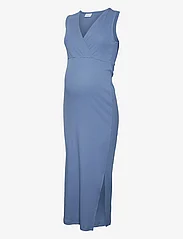 Mamalicious - MLEMILY TESS SL JRS ABK DRESS 2F A. - midi dresses - coronet blue - 0