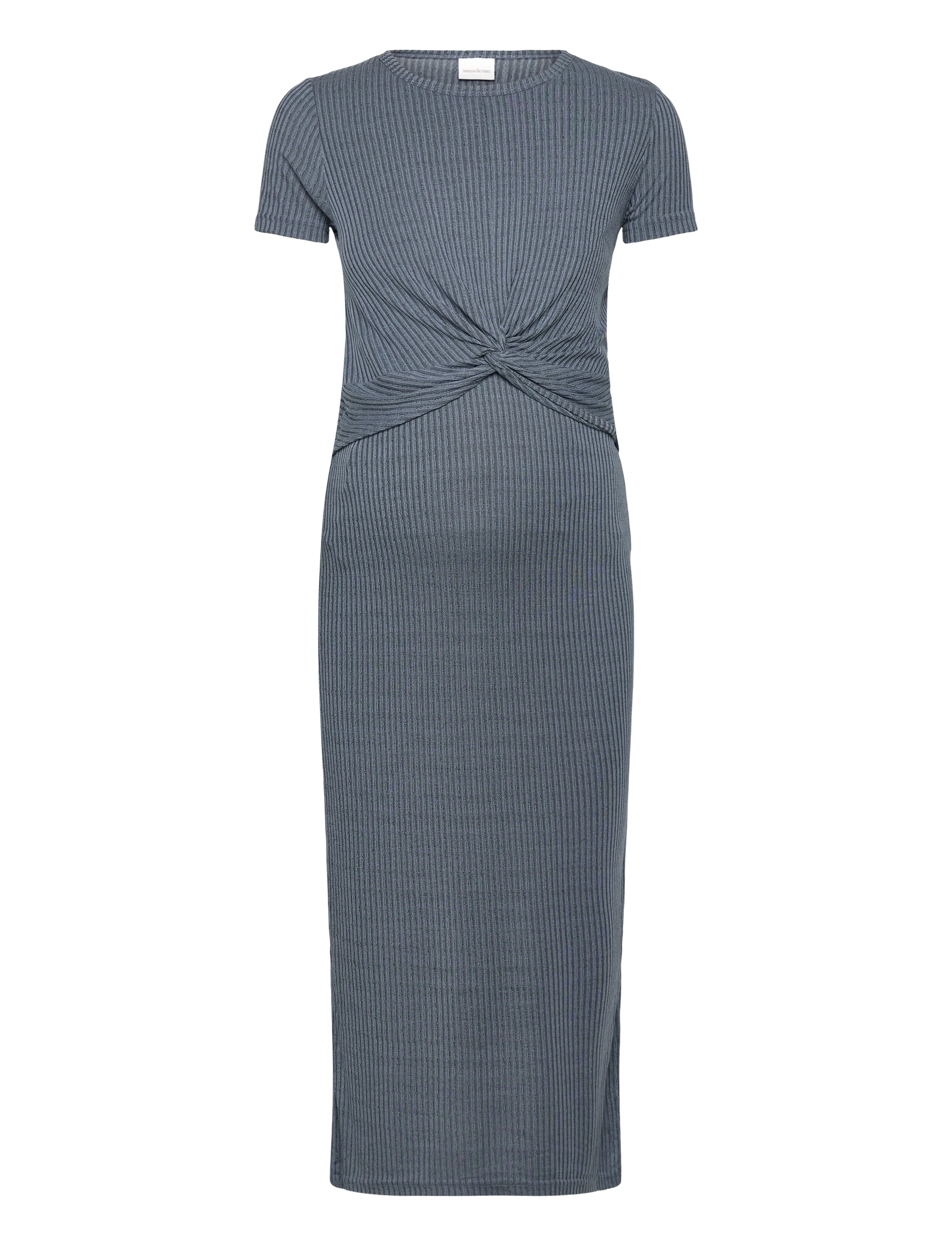 Mamalicious MLANLI JUNE SS JRS MIDI DRESS 2F - Voor mama - STONEWASH / blue