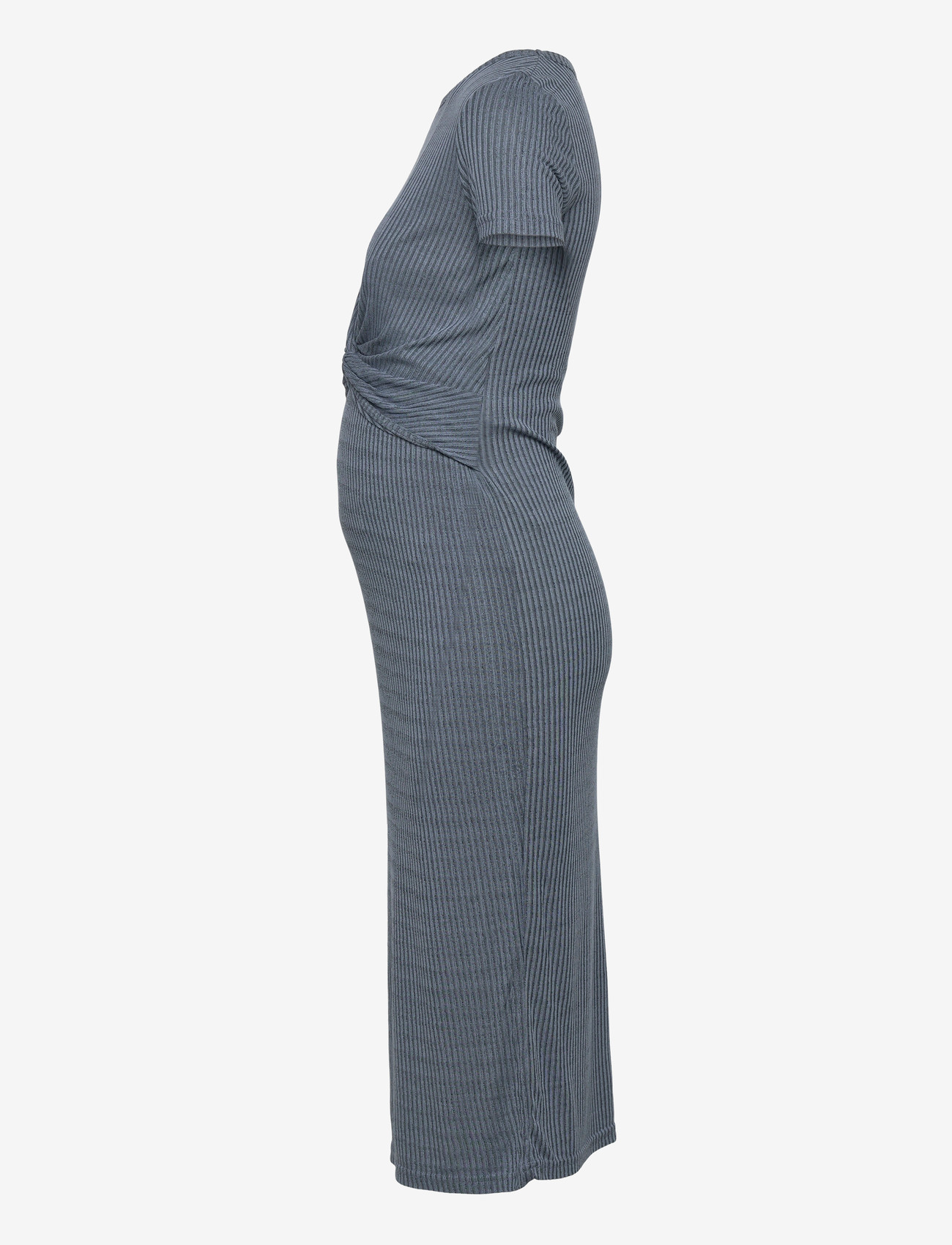 Mamalicious - MLANLI JUNE SS JRS MIDI DRESS 2F - midi kjoler - stonewash - 1