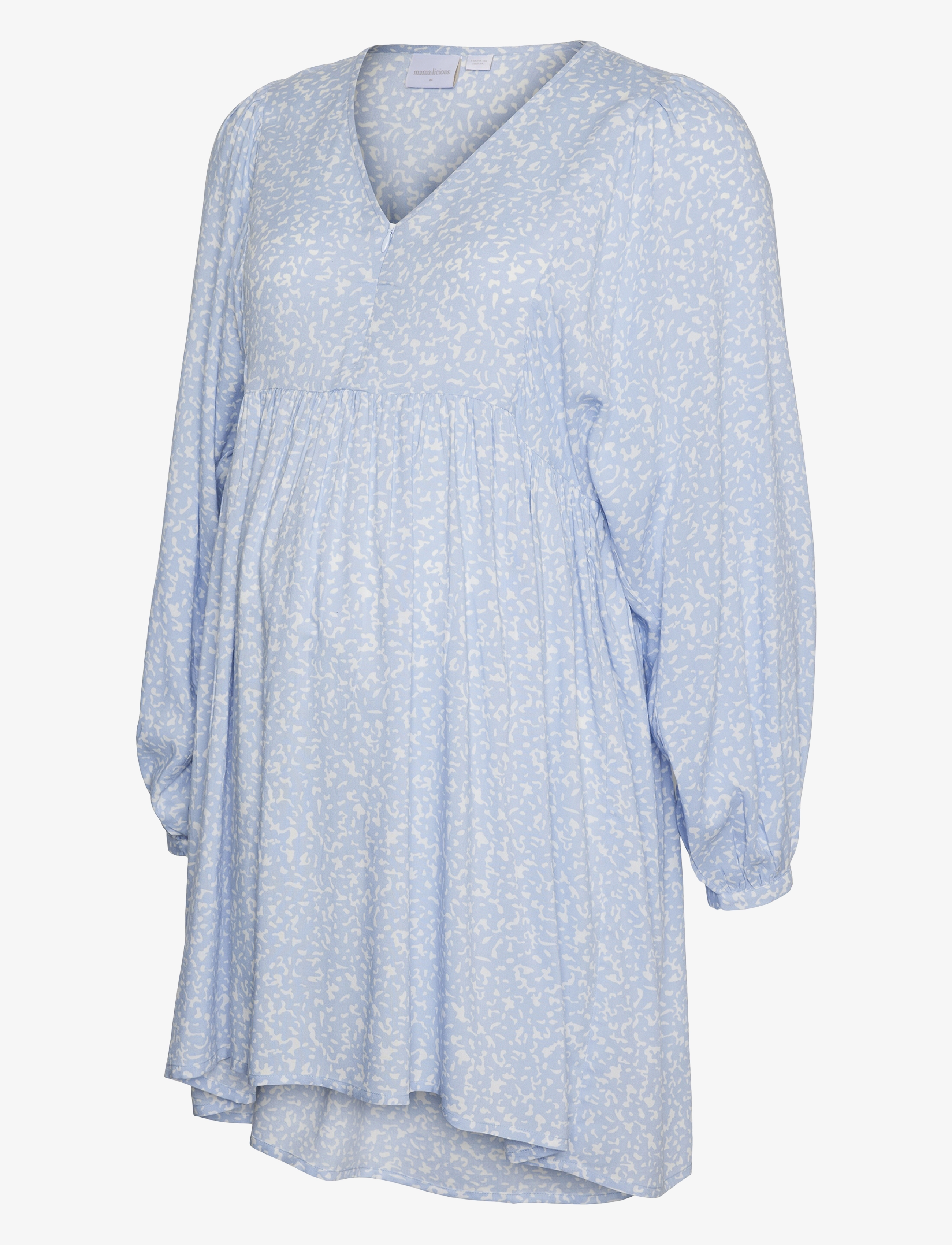 MAMALICIOUS Mlkamilla Lia L/S Wo Tunika 2F A. Blau - S - Kinder