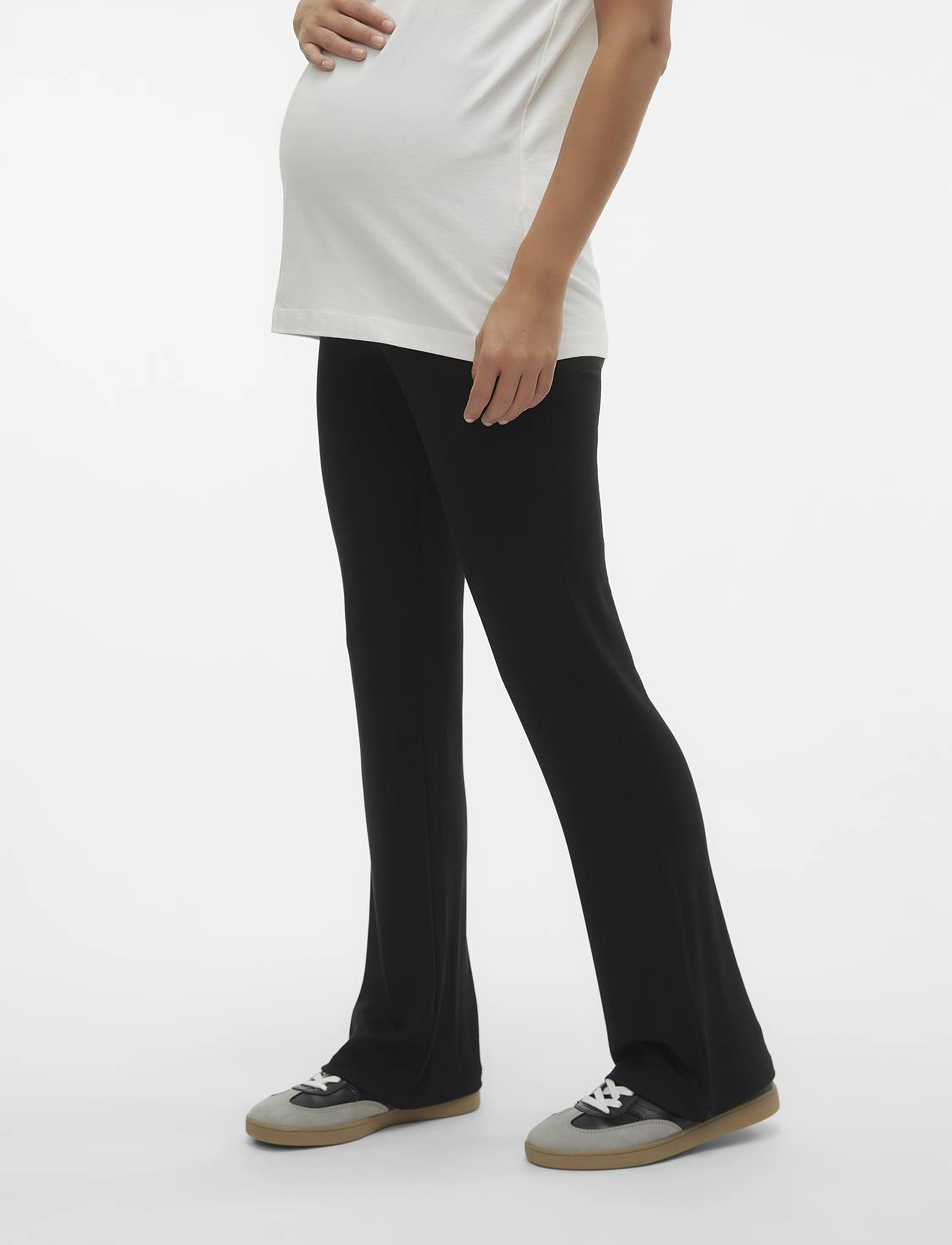 Mamalicious - MLBRYNJA FLARE JERSEY LEGGING A. NOOS - black - 0