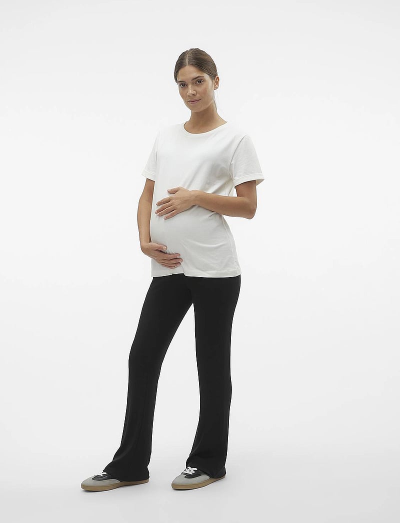 Mamalicious - MLBRYNJA FLARE JERSEY LEGGING A. NOOS - nederdelar - black - 3