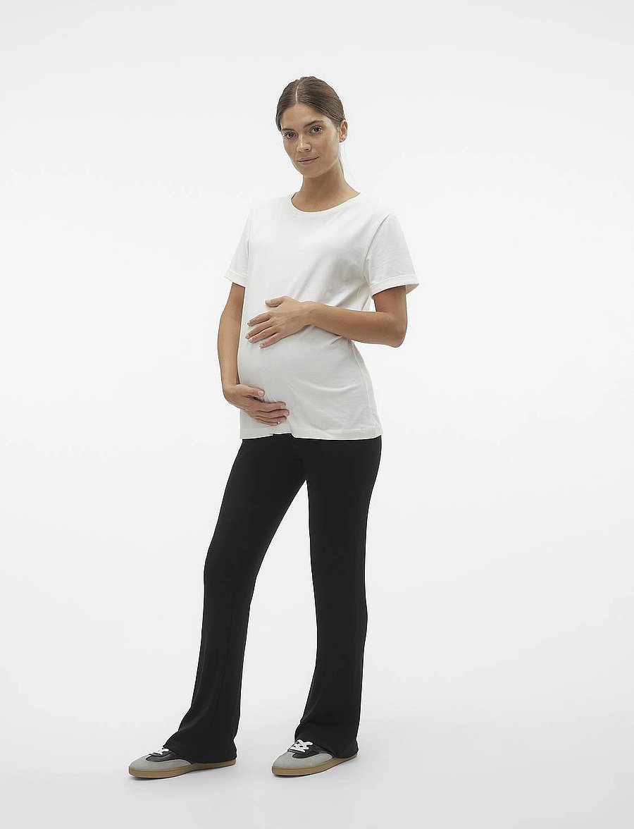 Mamalicious - MLBRYNJA FLARE JERSEY LEGGING A. NOOS - black - 3