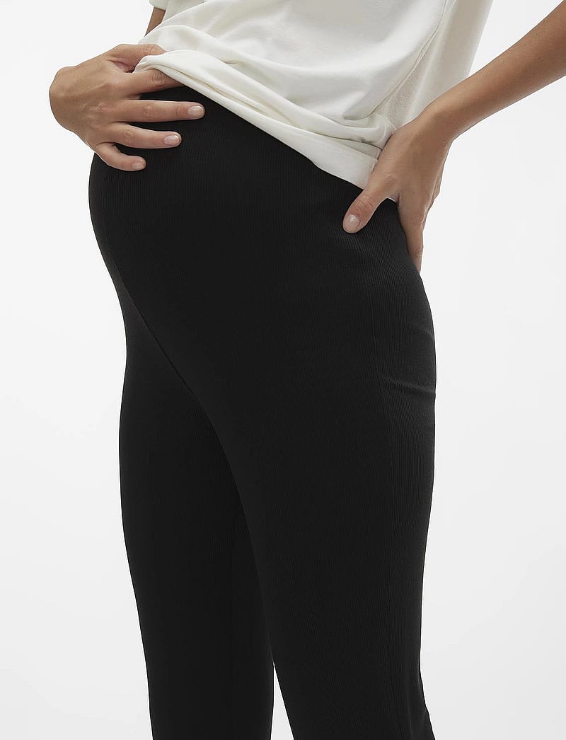Mamalicious - MLBRYNJA FLARE JERSEY LEGGING A. NOOS - nederdelar - black - 5