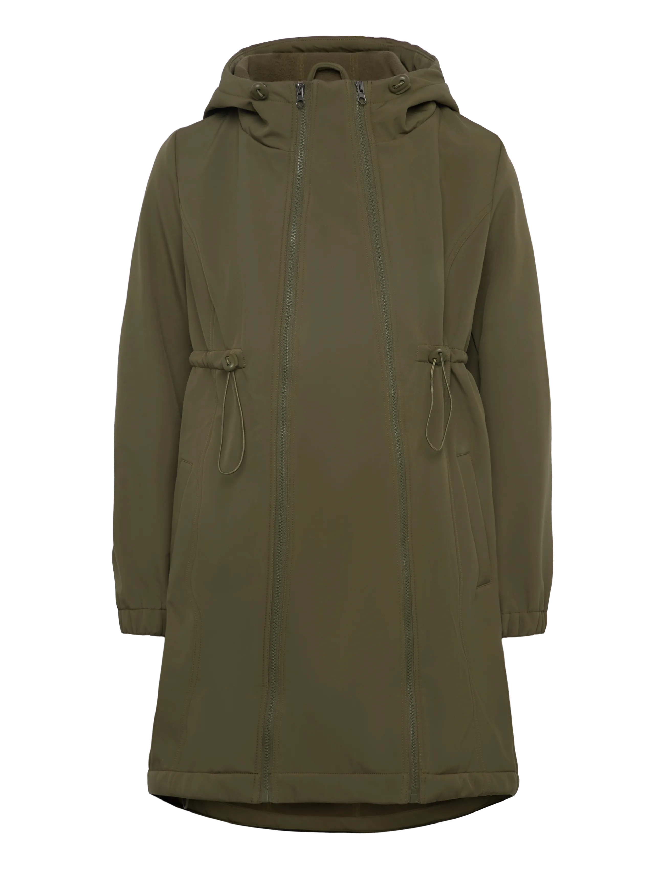 Mamalicious MLNELL SOLID 3IN1 SOFTSHELL JACKET NOOS - Ventetøj - IVY GREEN / khaki/green