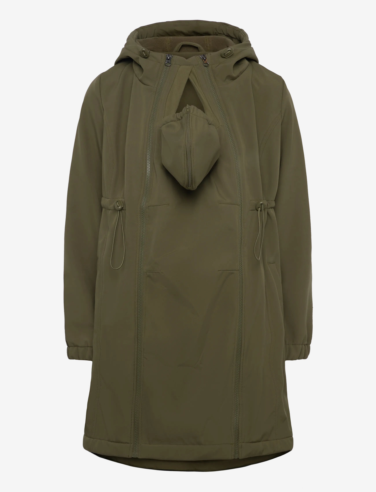 Mamalicious - MLNELL SOLID 3IN1 SOFTSHELL JACKET A. - parkas - ivy green - 2
