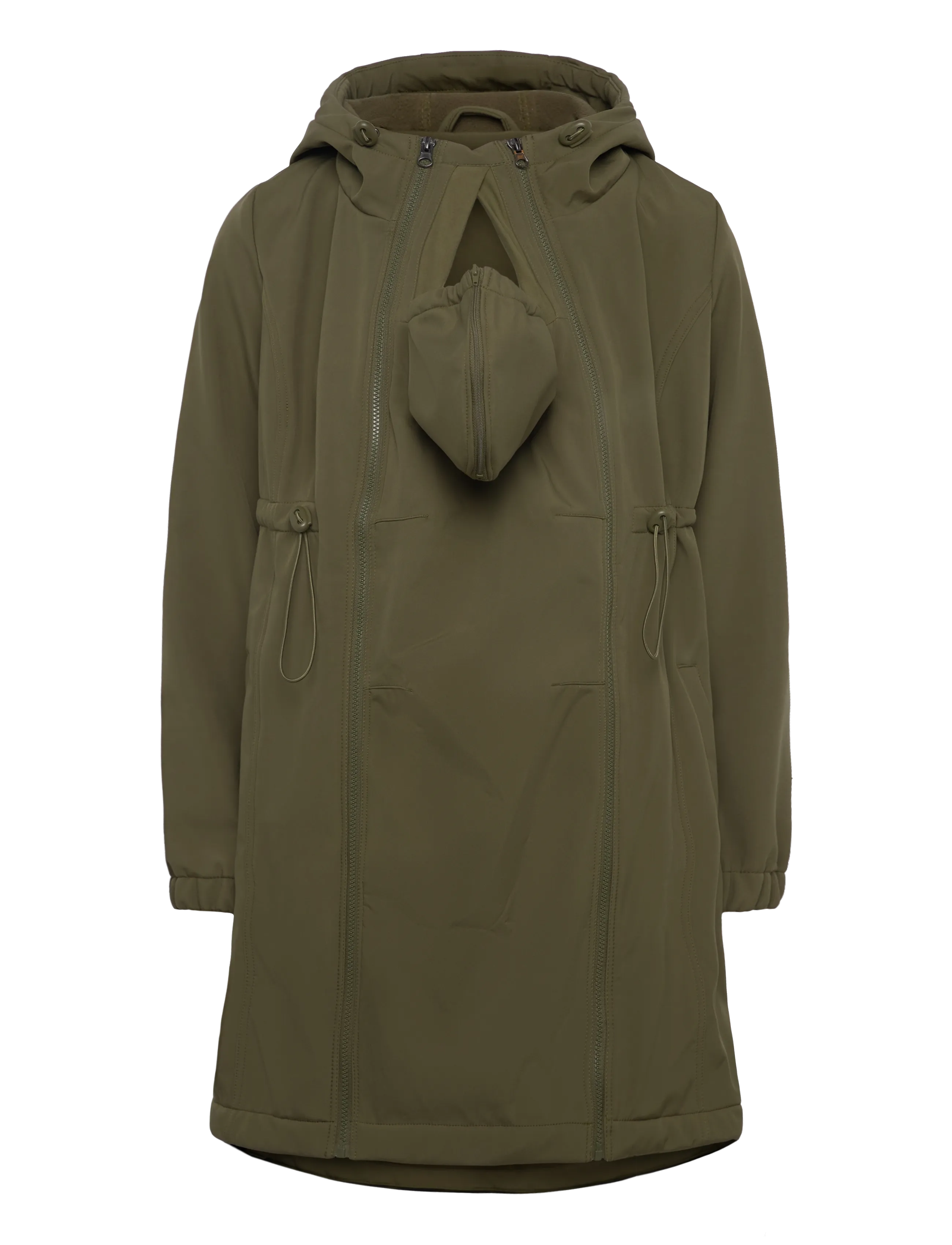 Mamalicious - MLNELL SOLID 3IN1 SOFTSHELL JACKET NOOS - outerwear - ivy green - 3