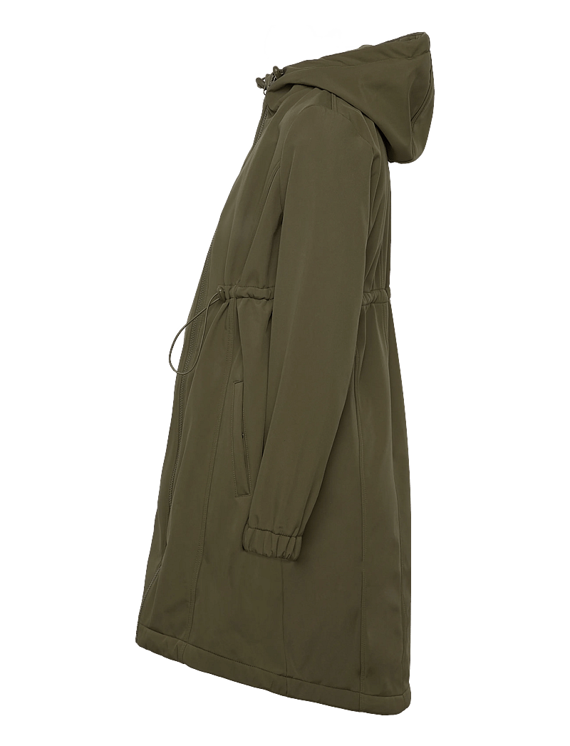 Mamalicious - MLNELL SOLID 3IN1 SOFTSHELL JACKET NOOS - parkas - ivy green - 4