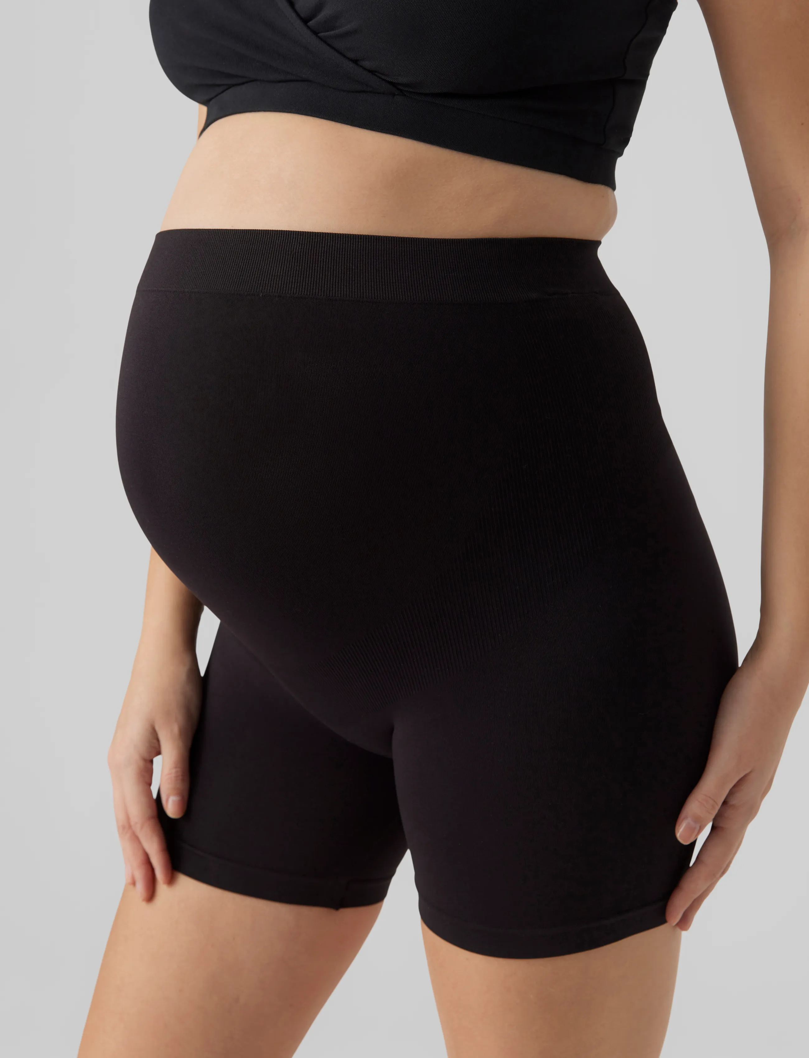Mamalicious - MLAMIYA NEW HOTPANTS 2-P NOOS - alusvaatteet - black - 3