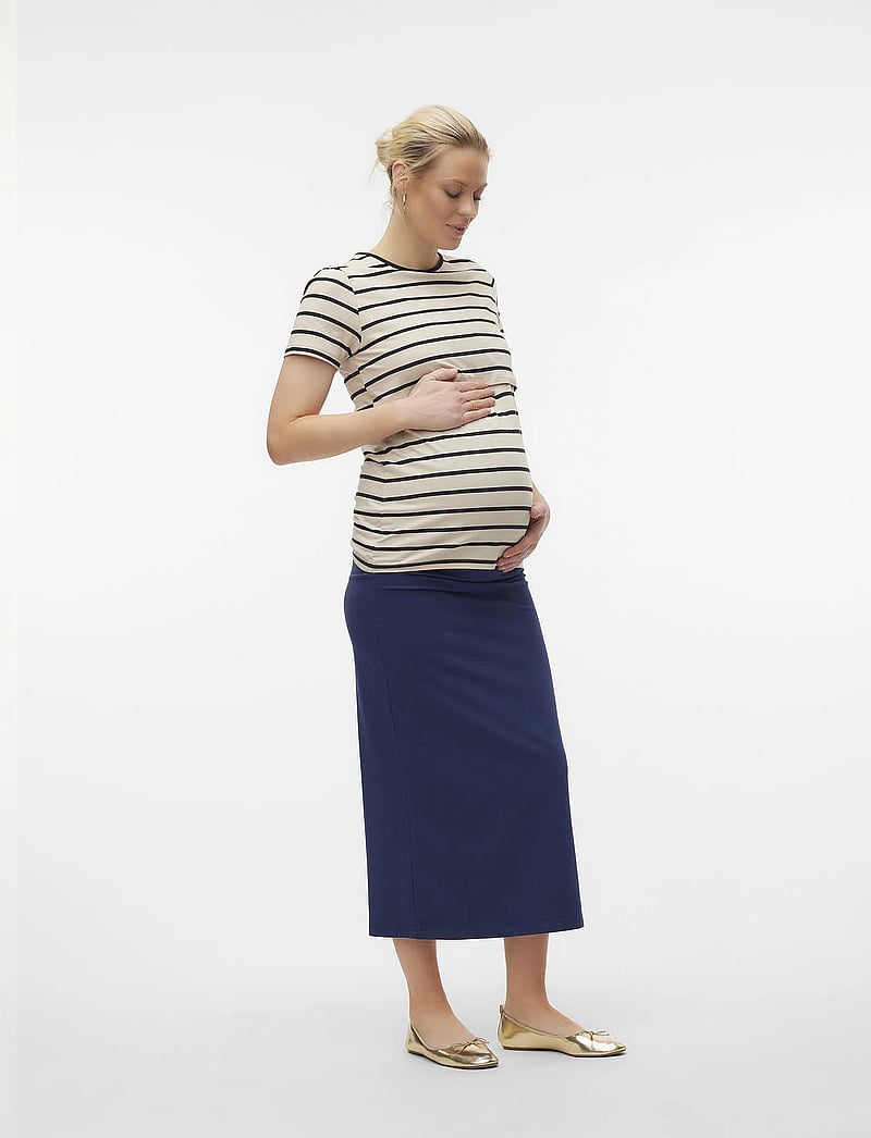 Mamalicious - MLEVA SOLID JRS AL SKIRT HW A. E. - naval academy - 5