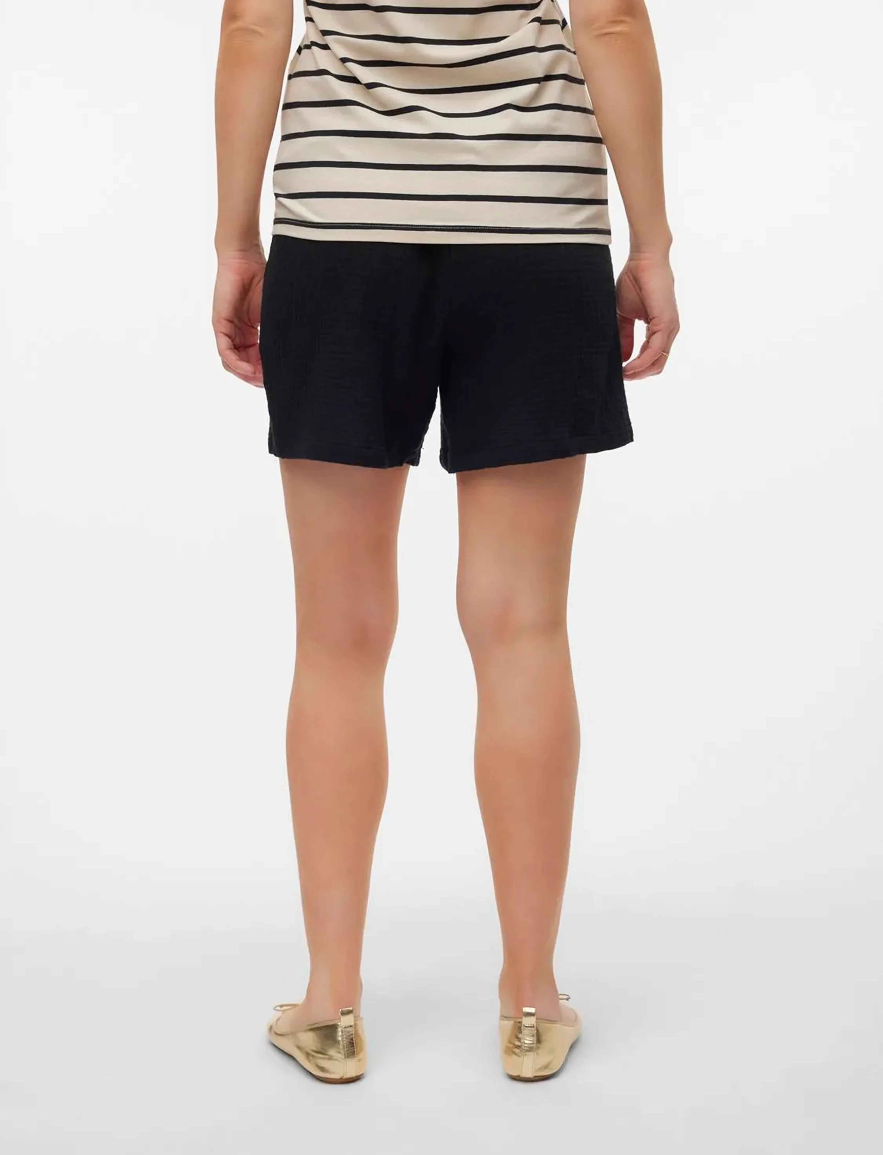 Mamalicious - MLJUANA WO SHORTS - sweatshorts - black - 4