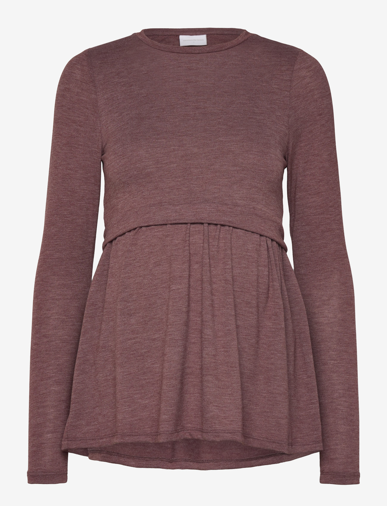 Mamalicious - MLANABELLA LS JUNE JRS TOP 2F A. - fired brick - 1