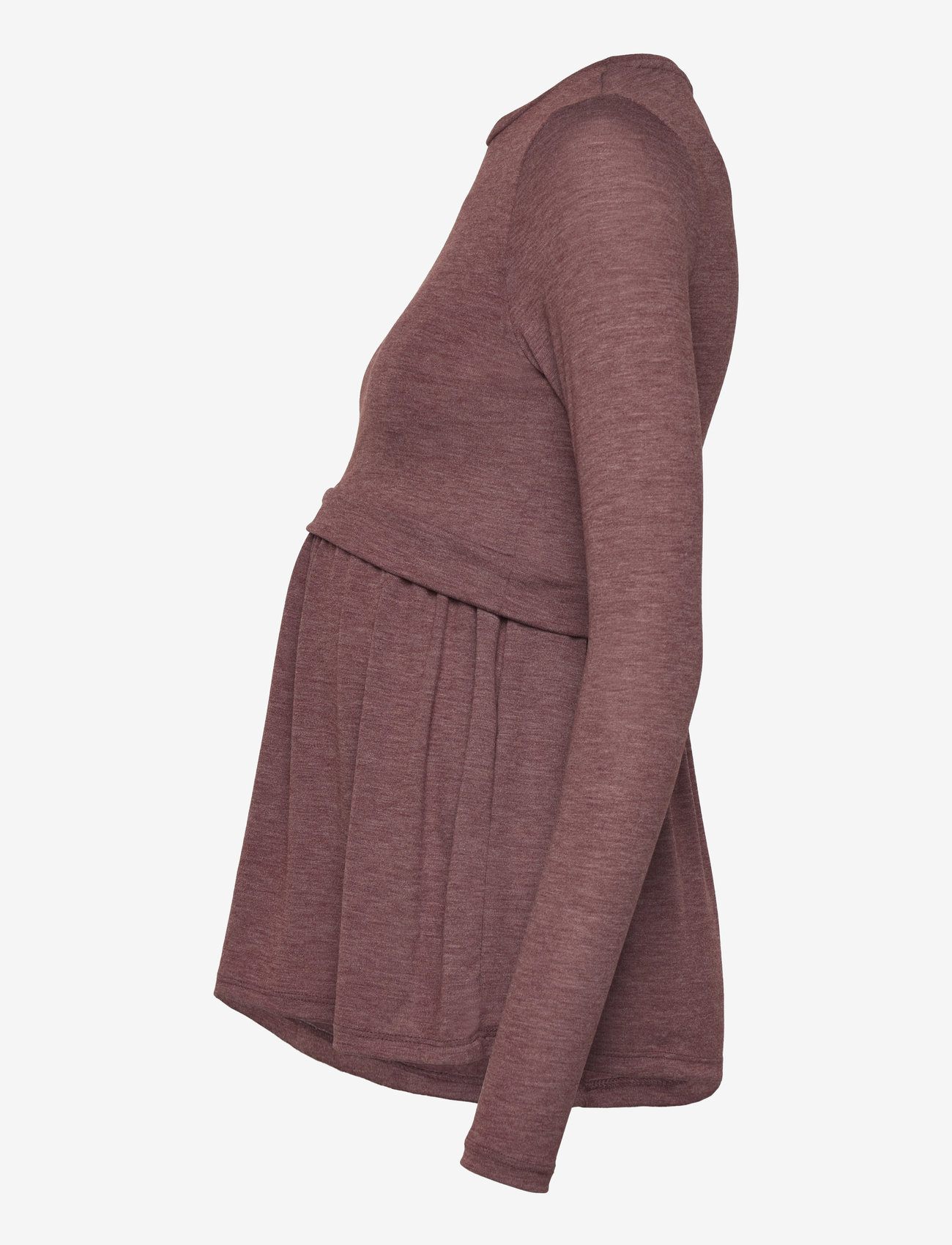 Mamalicious - MLANABELLA LS JUNE JRS TOP 2F A. - fired brick - 3