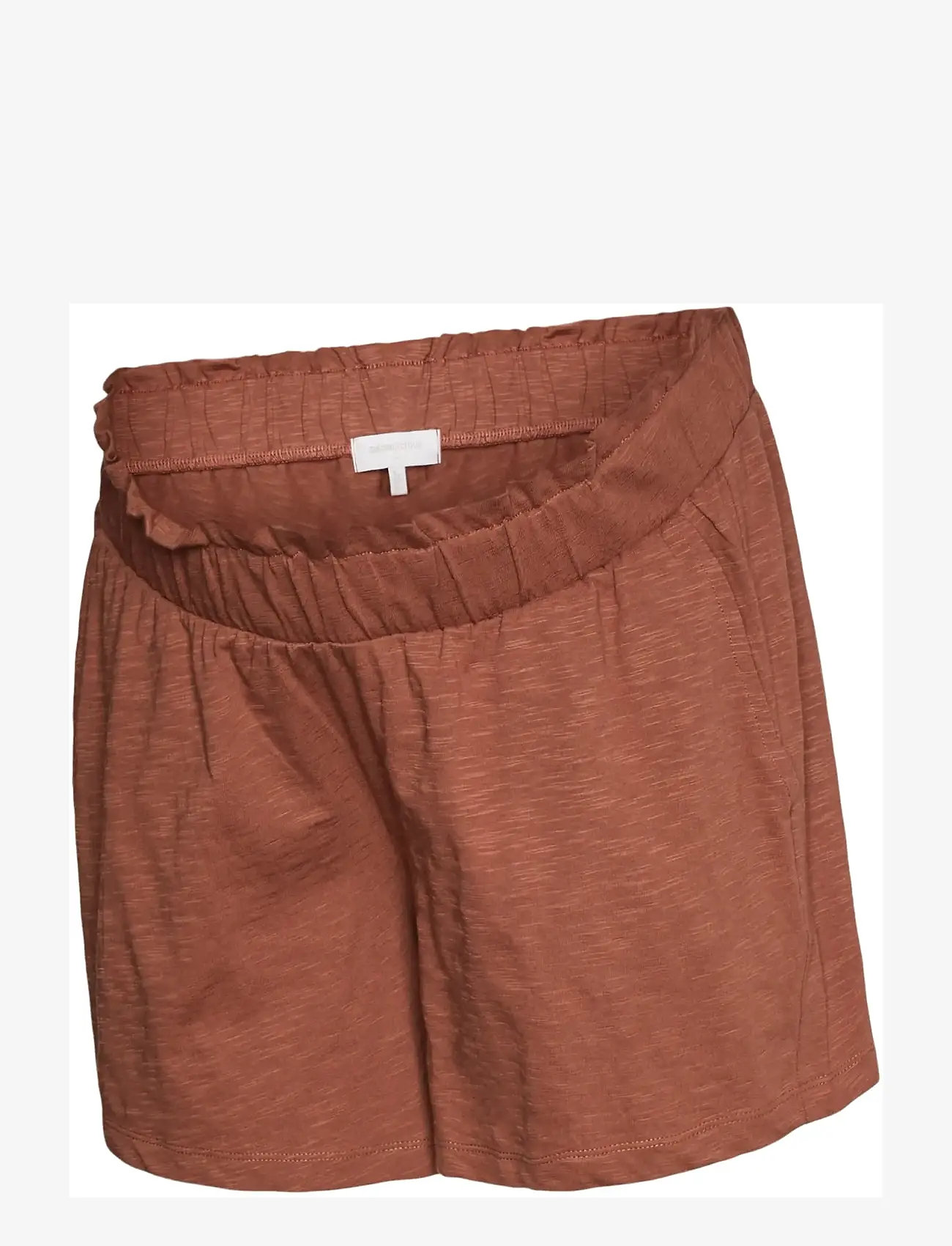 Mamalicious - MLIVY JERSEY SHORTS NOOS - bottoms - mahogany - 1