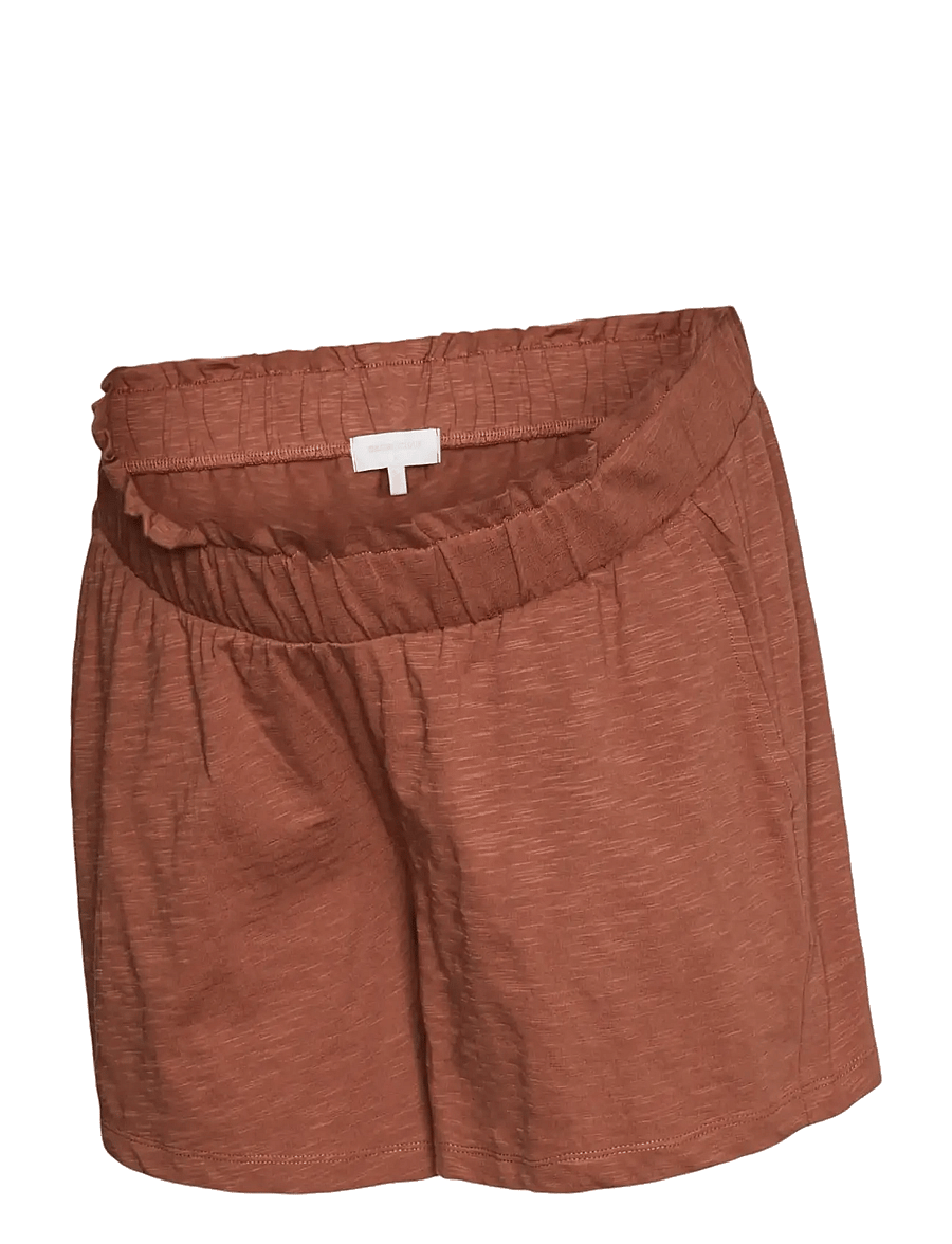 Mamalicious - MLIVY JERSEY SHORTS NOOS - hosen - mahogany - 1